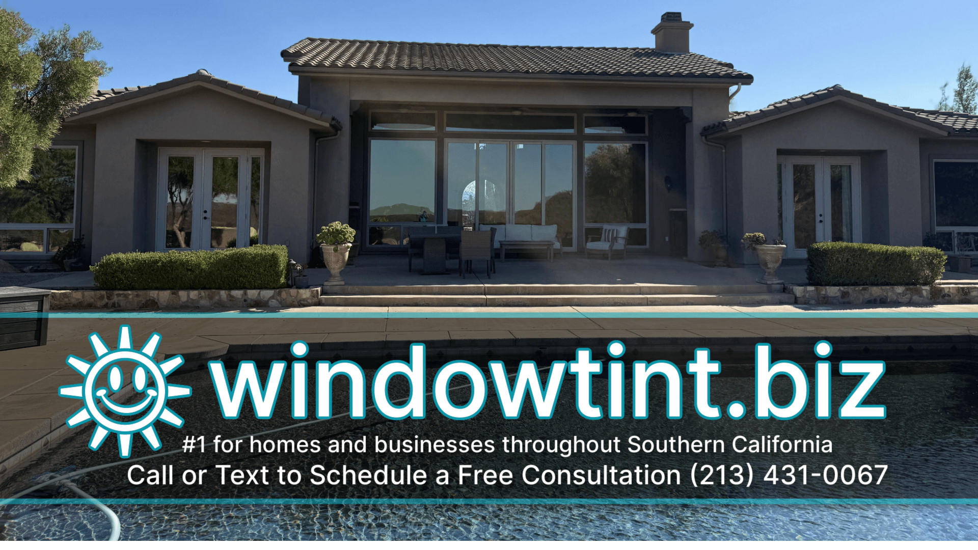 home in murrieta after installing window film