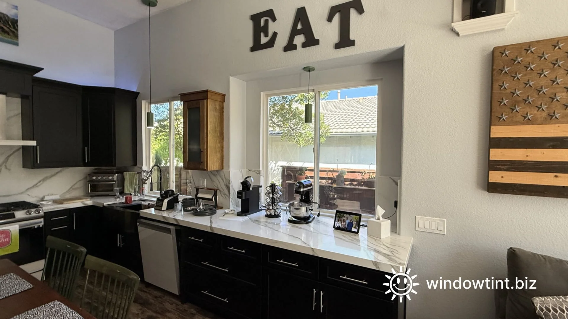 Residential window film installation in Temecula CA for glare control and heat reduction without reflective or dark glass