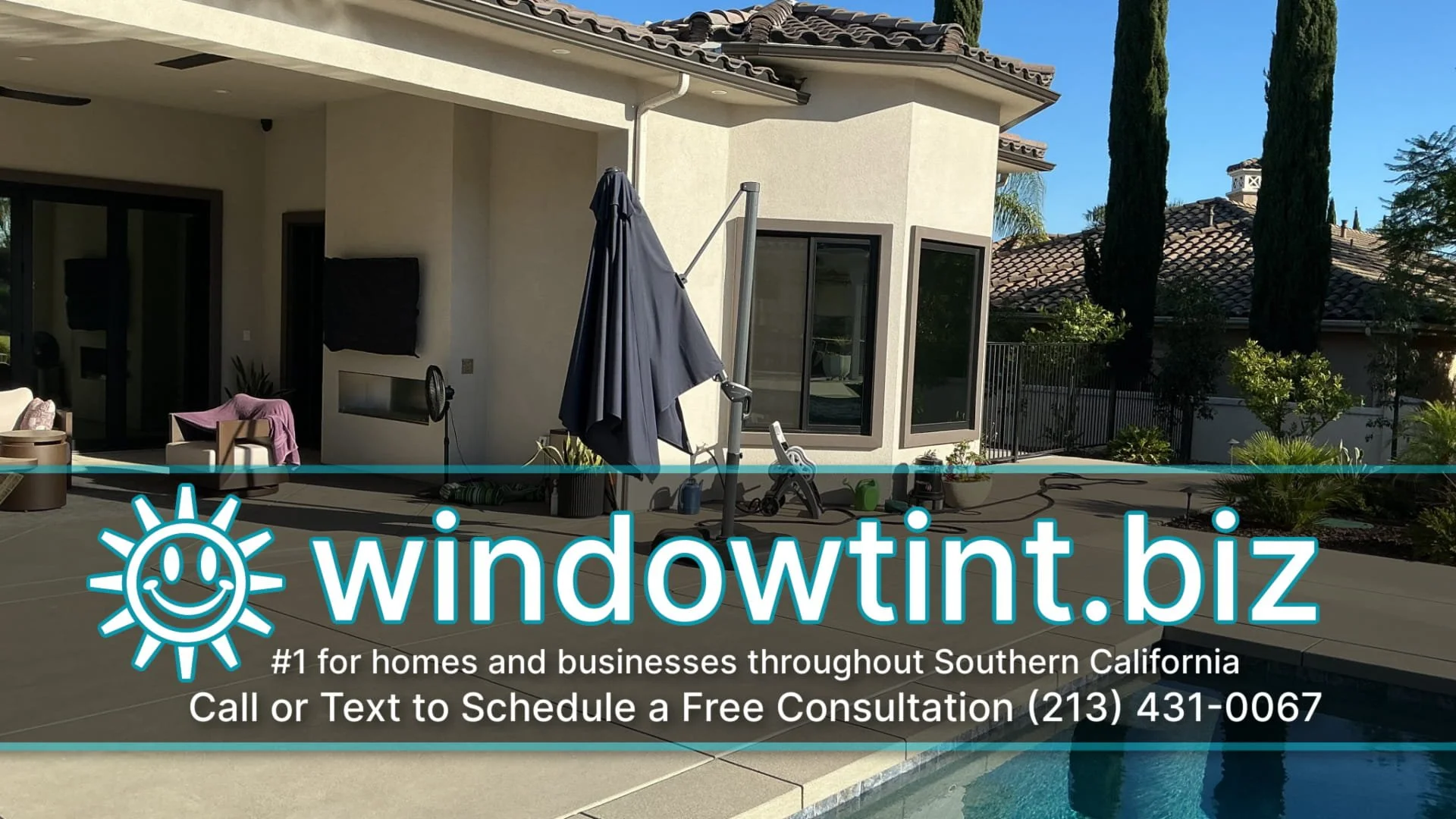 Heat blocking window film for home windows and patio doors in Riverside CA