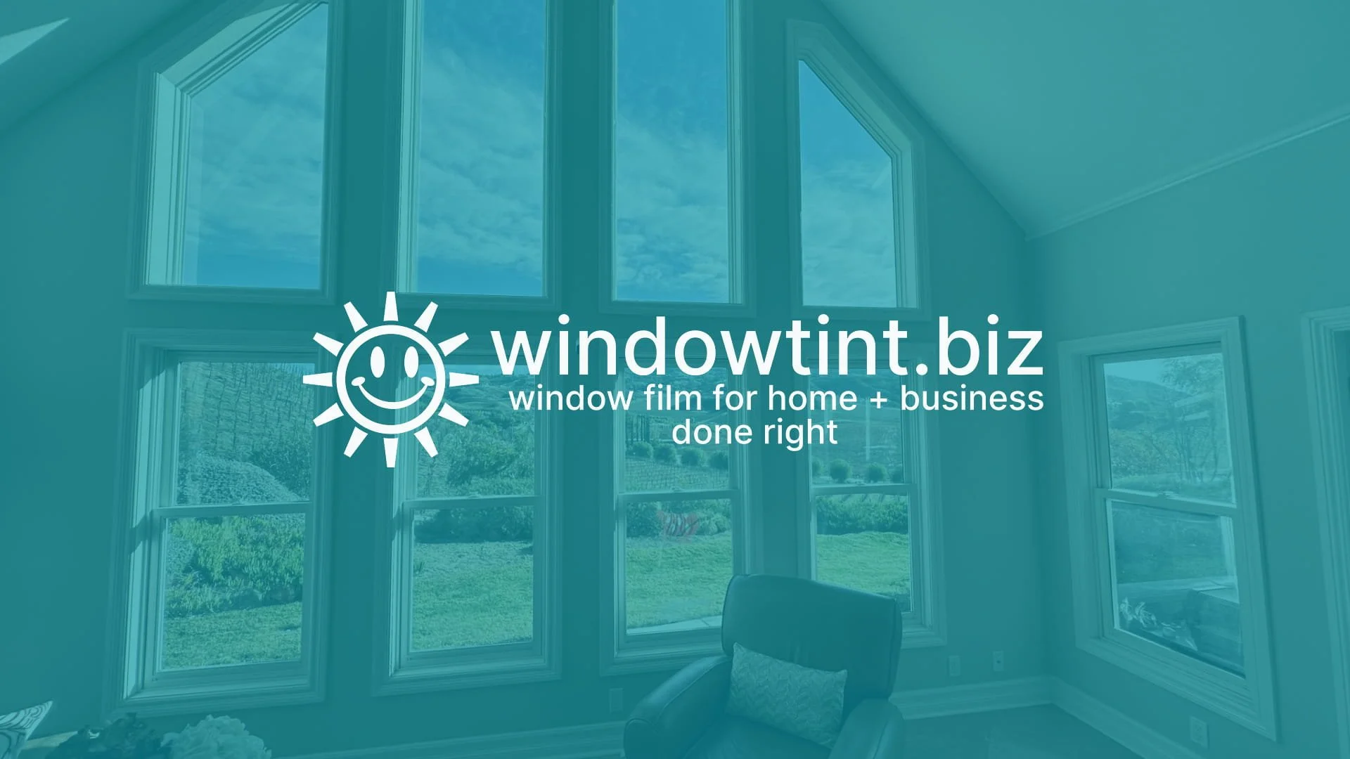 Residential window tinting in Temecula CA for hillside homes using clear window film to reduce heat and glare while preserving outdoor views and natural light