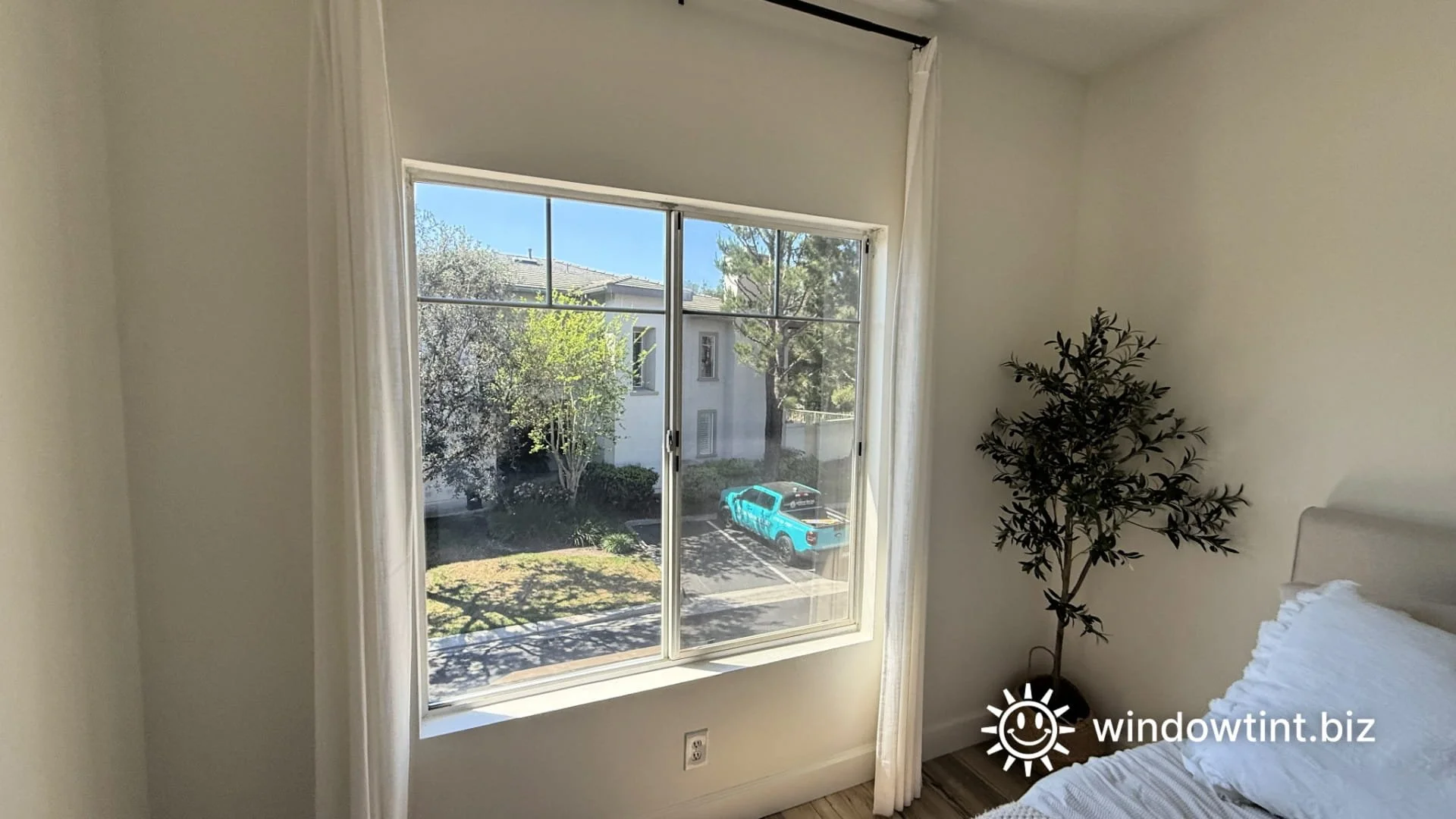 windows in Coto De Caza home after installing window tint to reduce heat