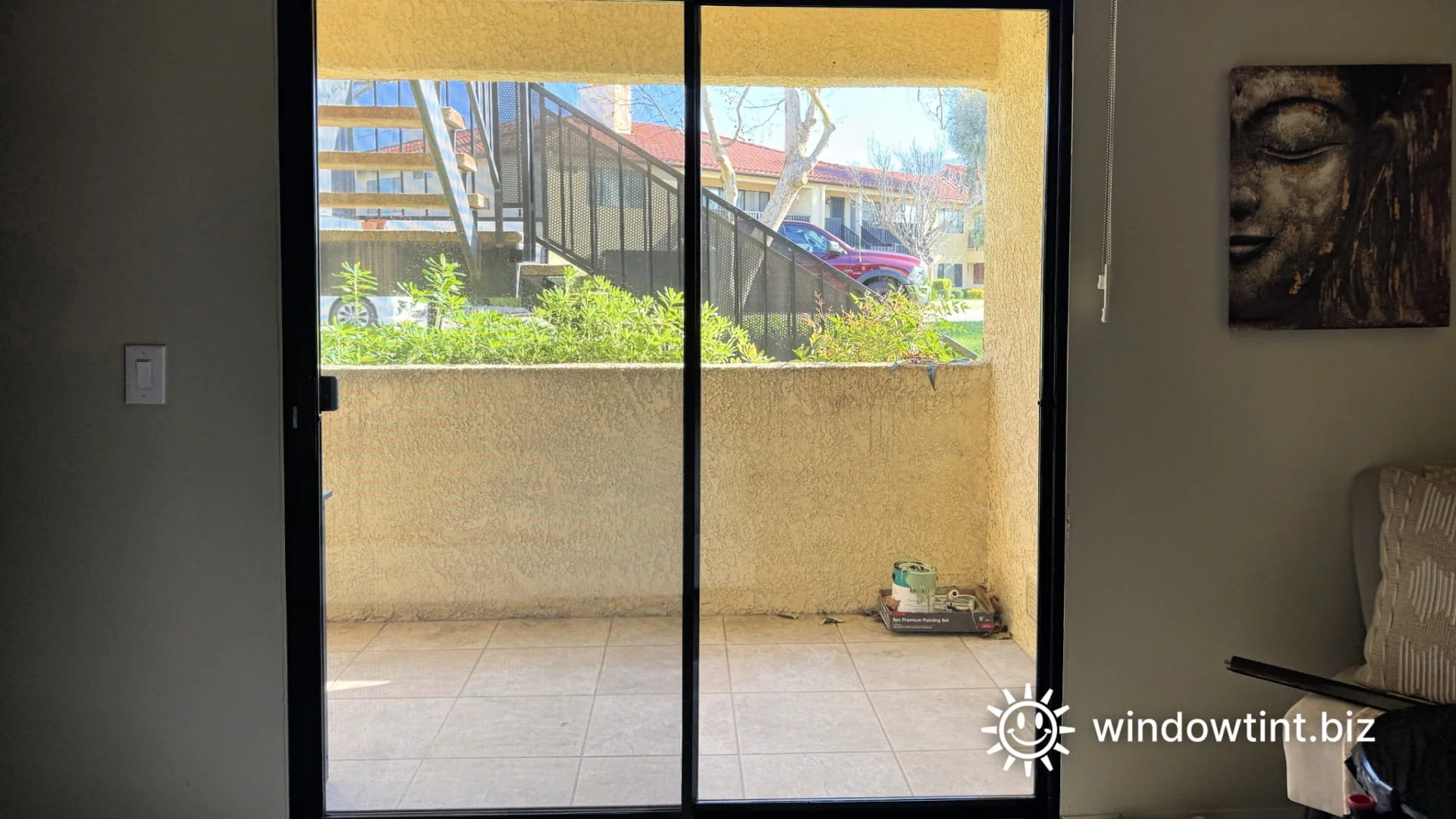 living room window tint Hemet CA residential solar control window film