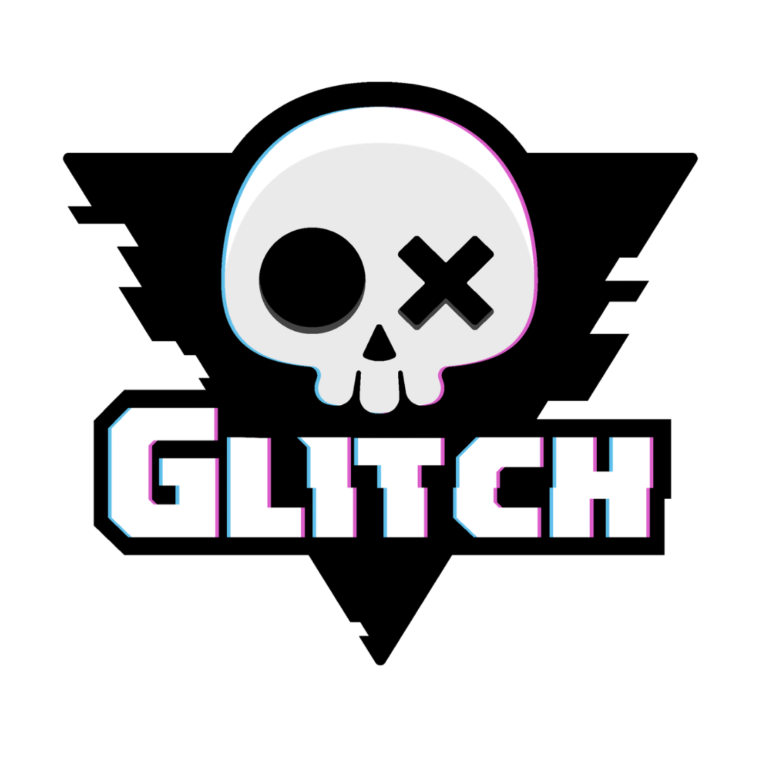 Glitch Productions logo.