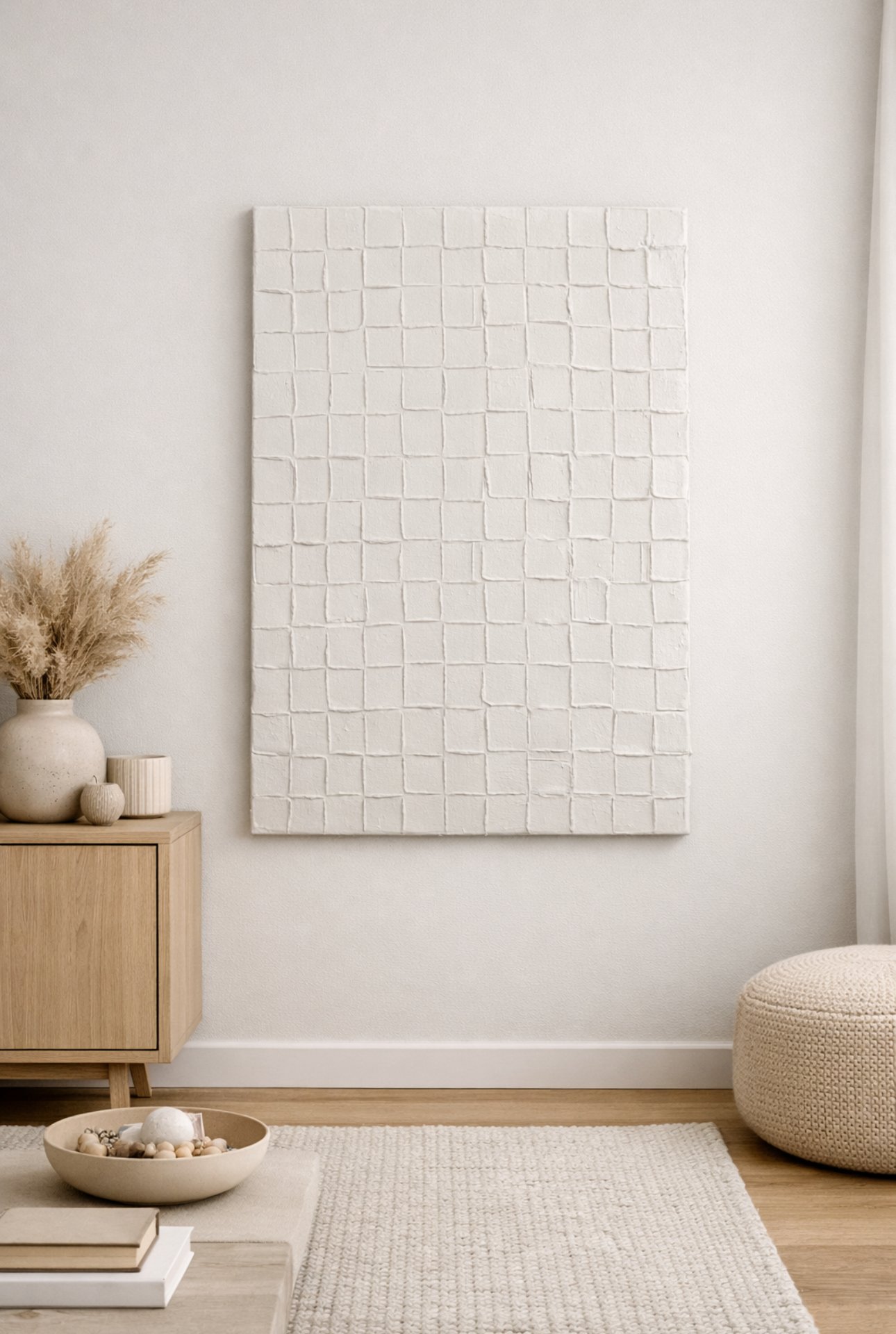 Wabi Sabi Textured 3D Wall Art