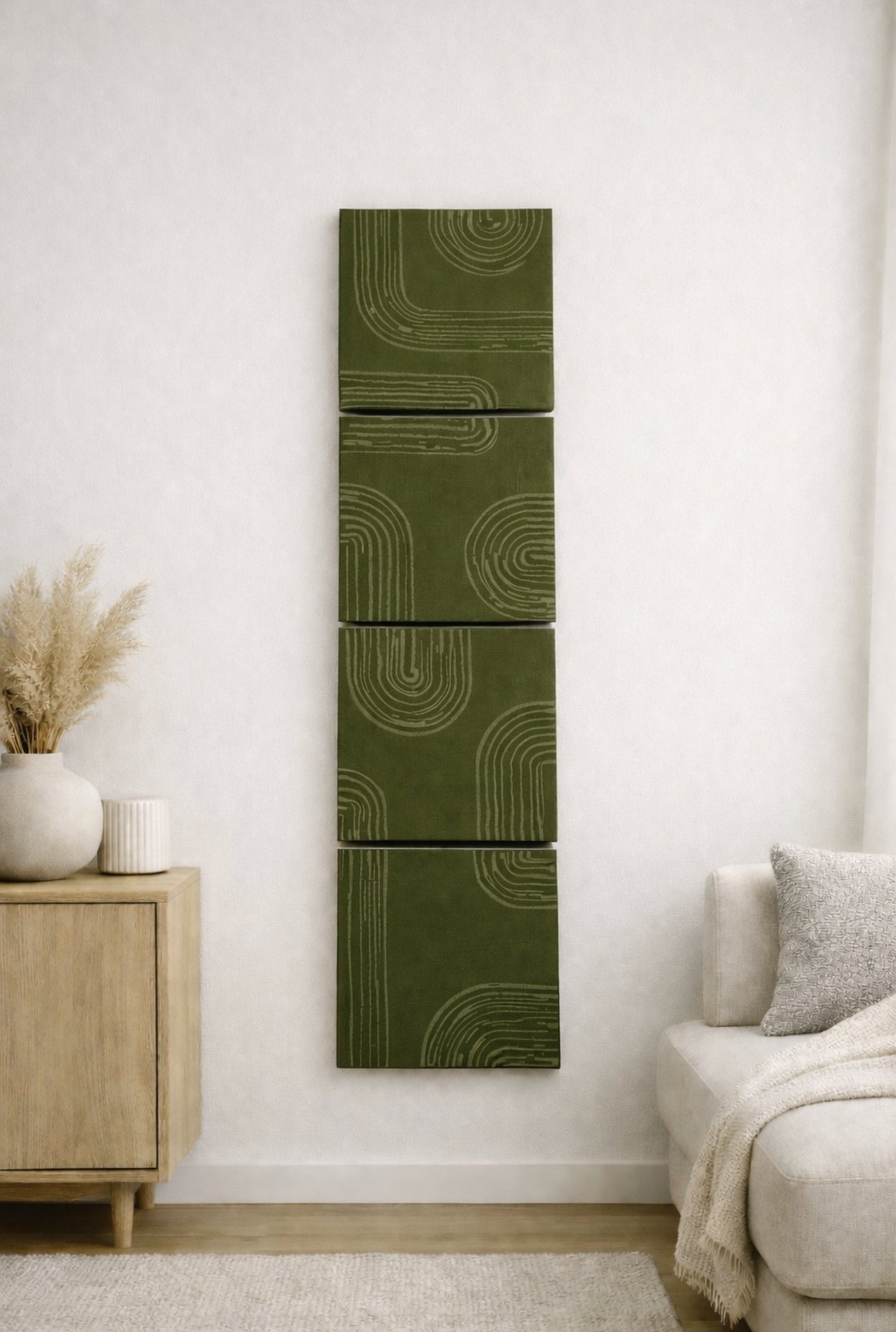 Black 3D Wall Art Minimalist Textured Canvas