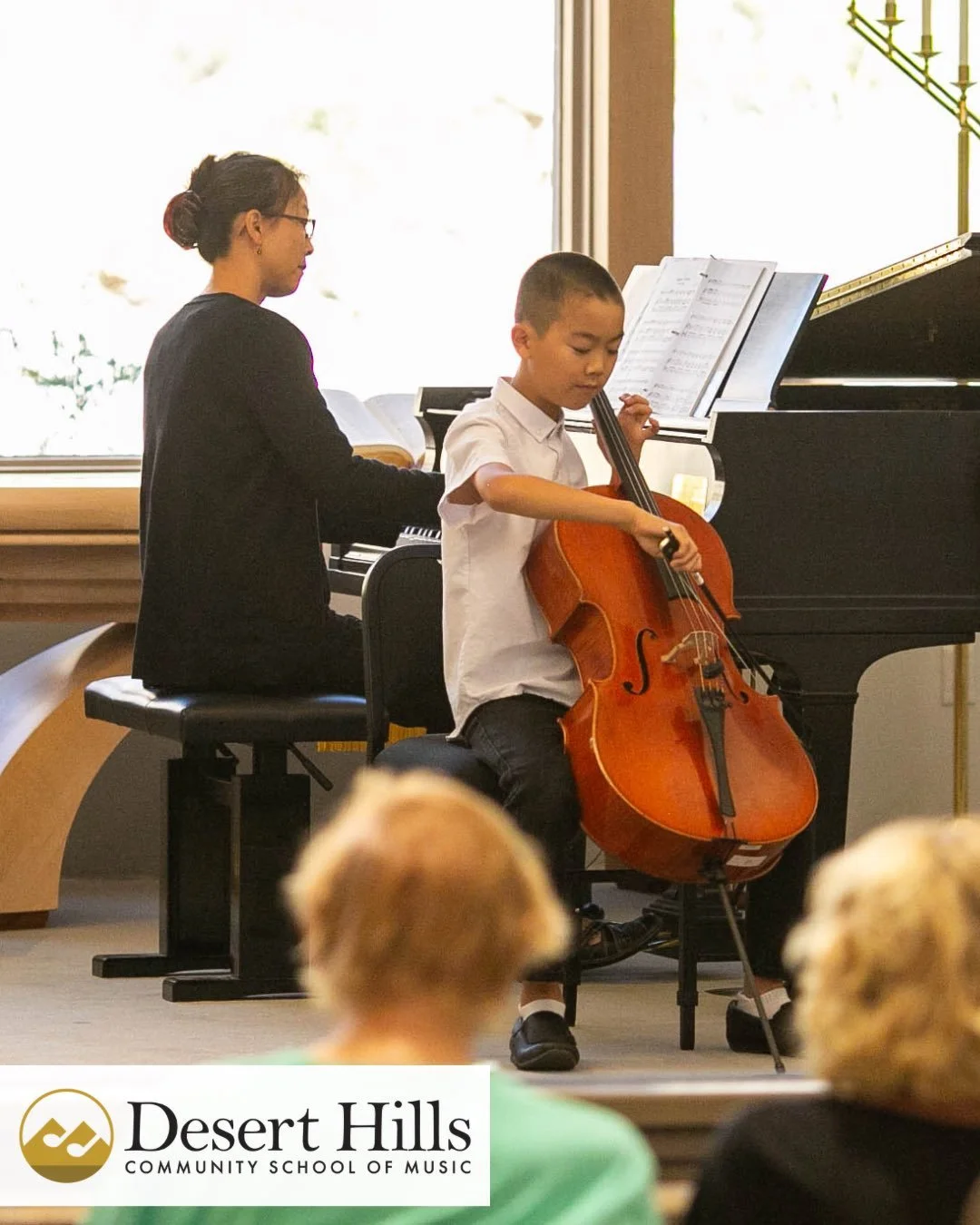 Here are a few photos of some of our mighty cellists who performed at the DHCSM Spring Student Recital last month. The cello students ranged from beginner to advanced levels and included both youth and adult performers. Dr. Gregory Hamilton is our ce