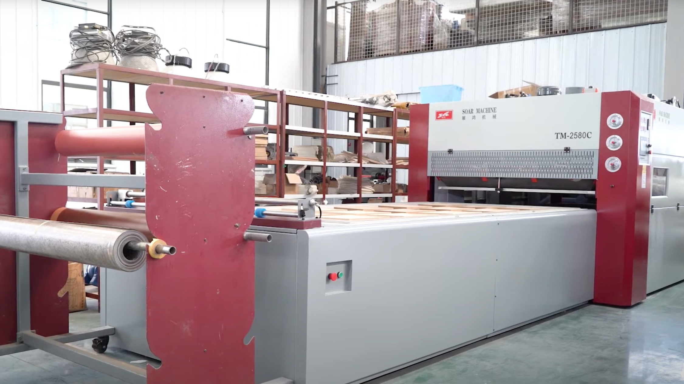 PVC Film Vacuum Membrane Press