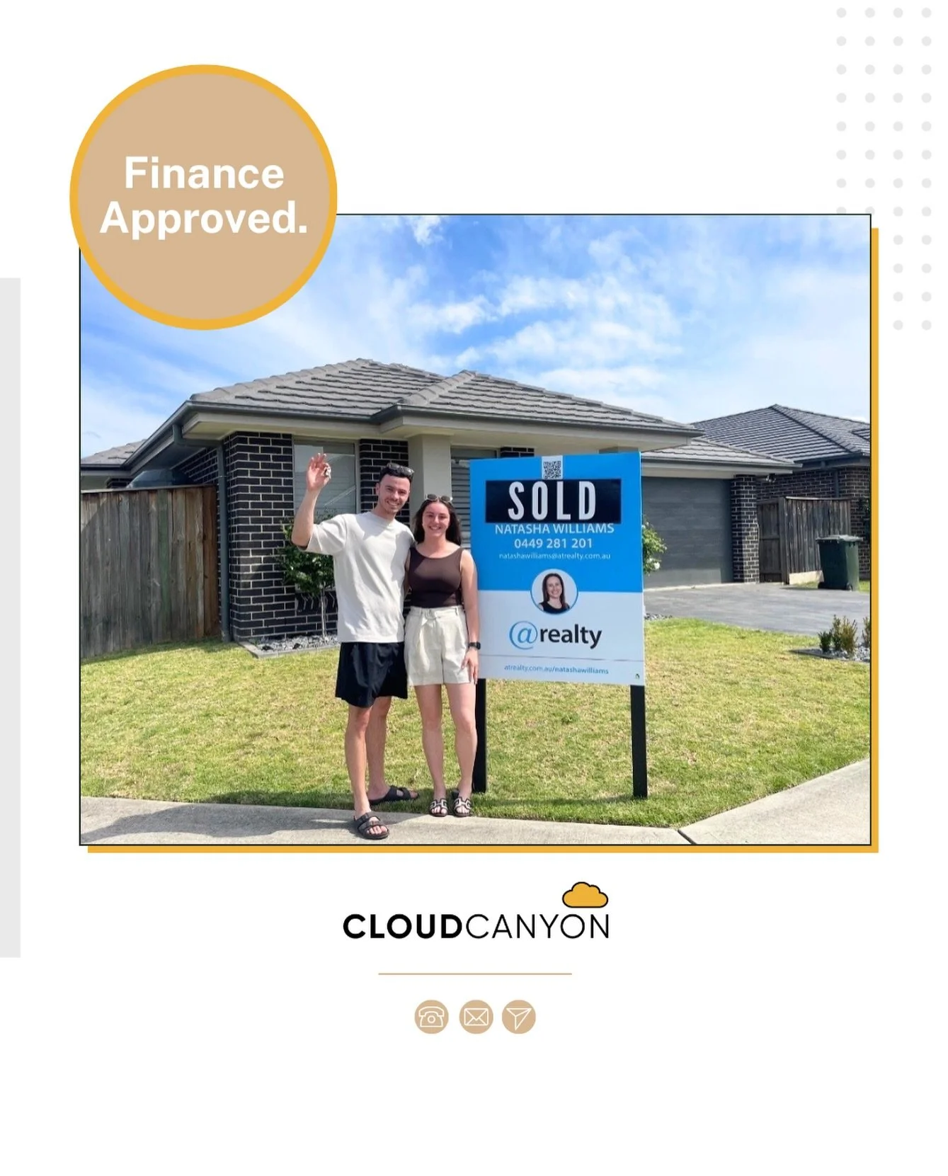 Congratulations to our first home buyer clients Monica &amp; Tim who we helped purchase their first home. Thanks for trusting us to be a part of your journey 🏠🍃✨