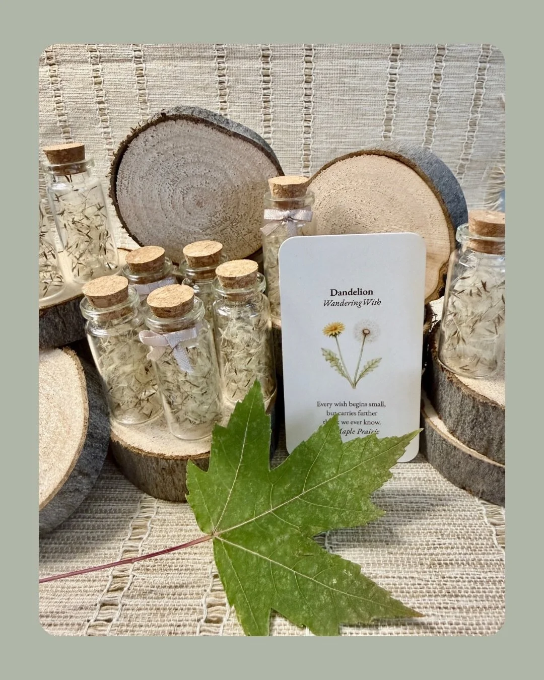 ✨A sneak peek ✨of a few small things beginning to take shape here in the Maple Prairie studio. More to come soon. 🌱 #mapleprairie #gifts #keepsakes #handmadegifts