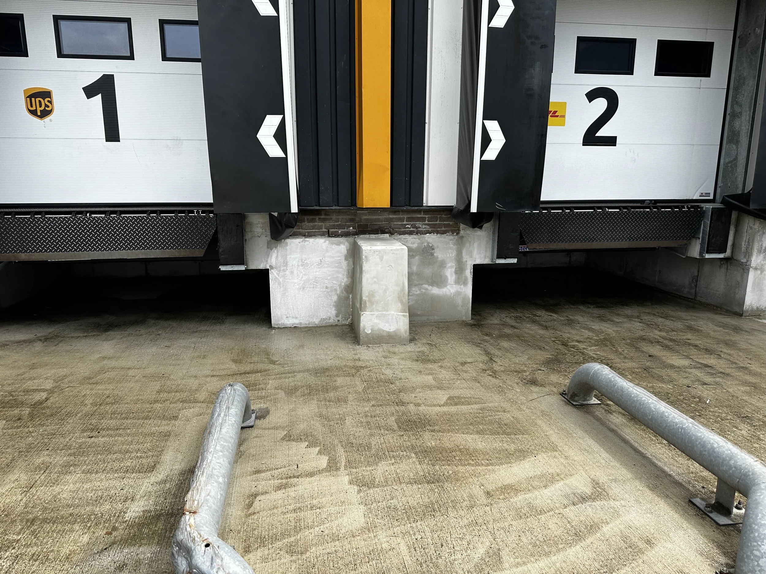 Reiniging loadingdock