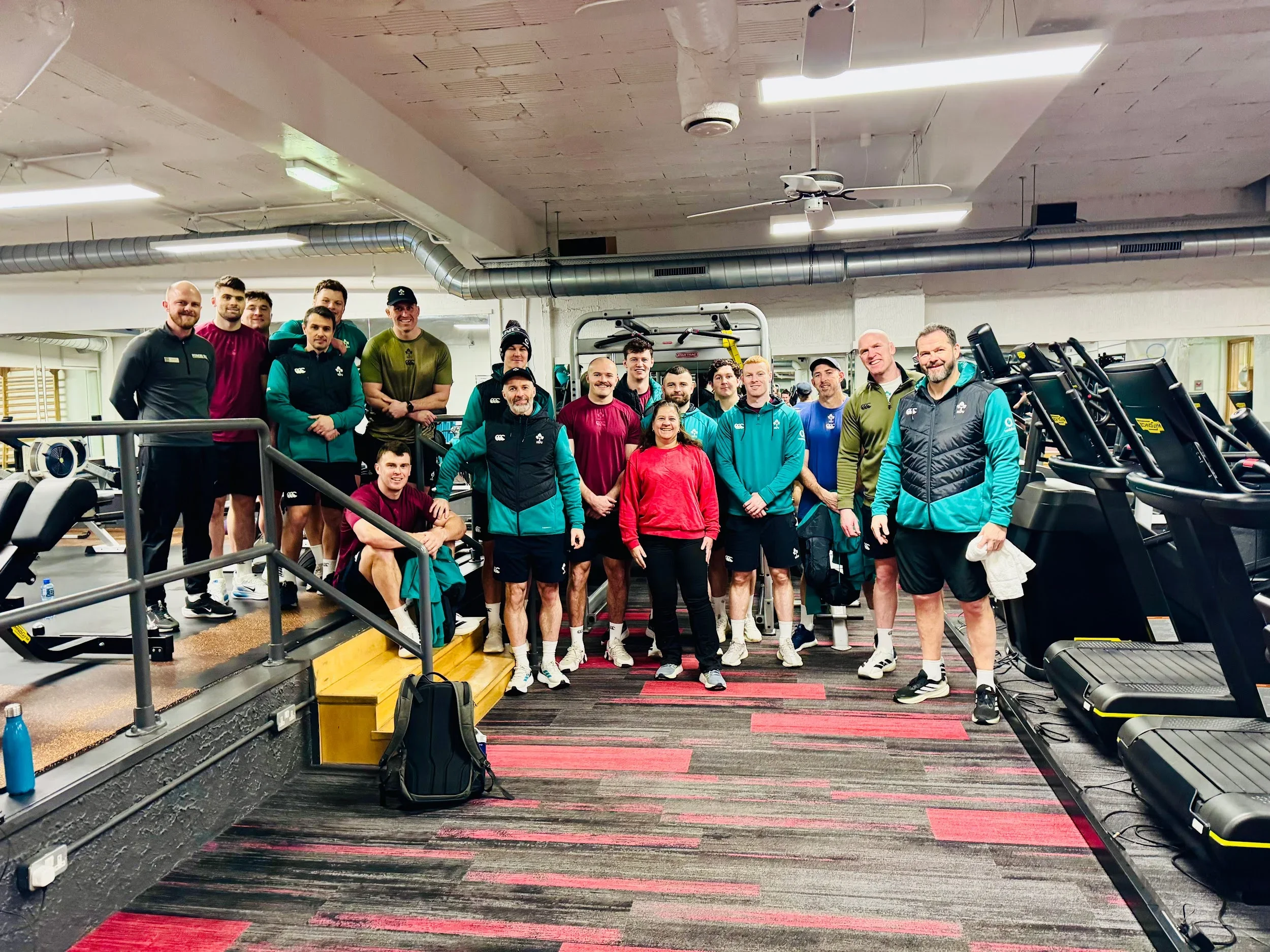 Irish Rugby Team at Richmond Hill Health Club