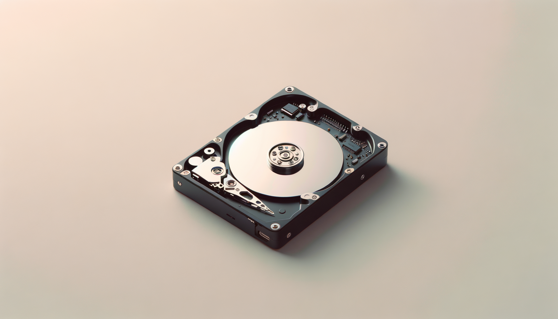 Secure data wiping hard drive