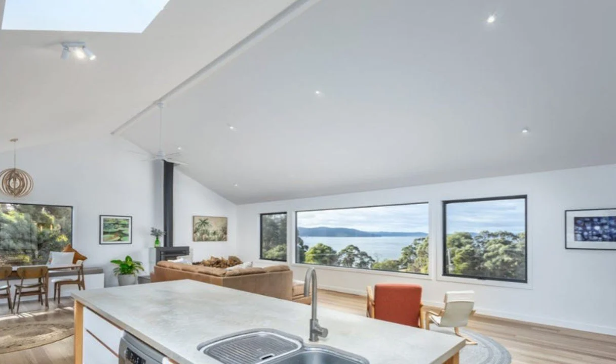 Living room in the Flowerpot residential project