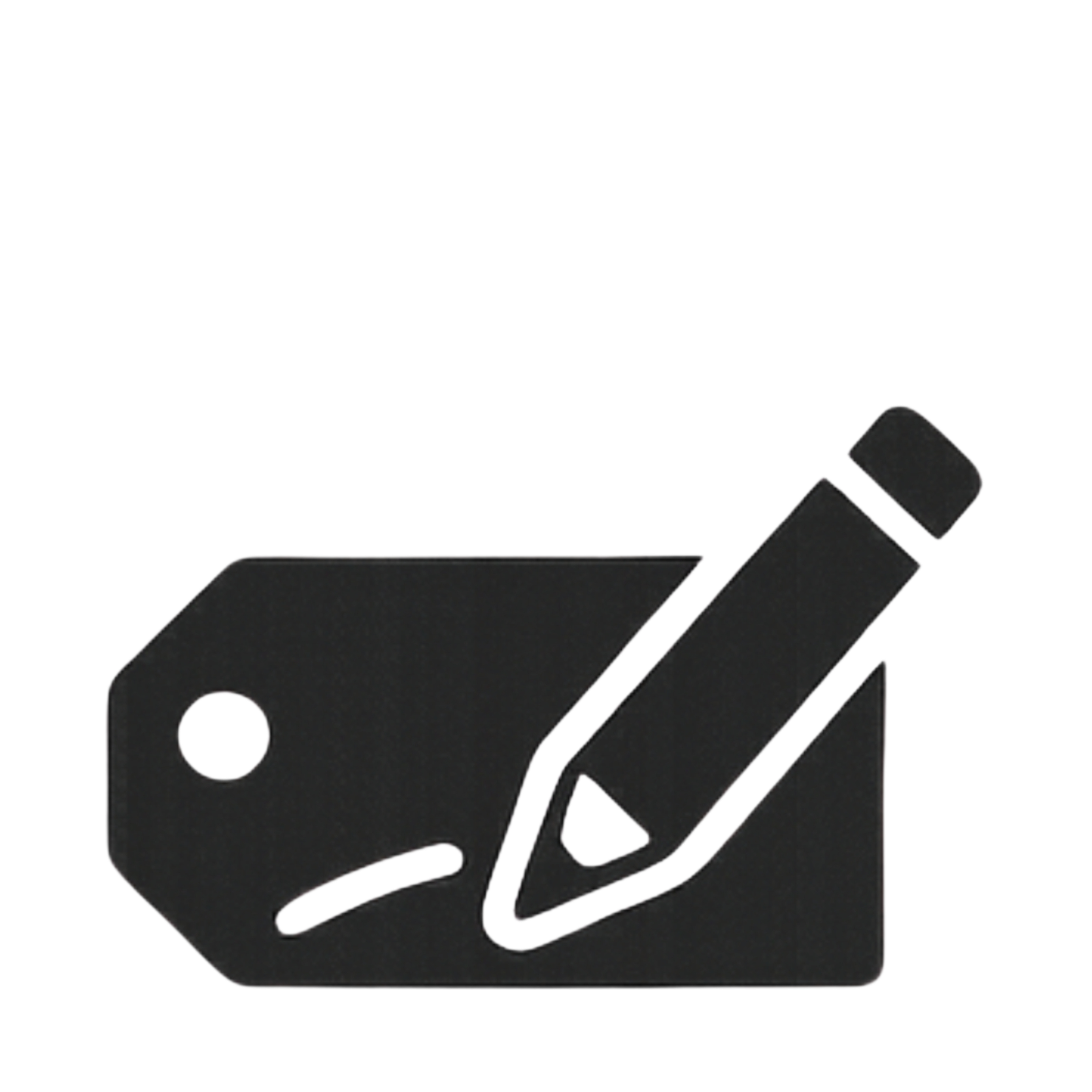 A black and white illustration of a utility knife.