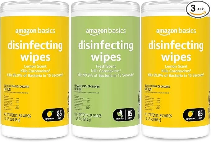 Amazon Basics Disinfecting Wipes