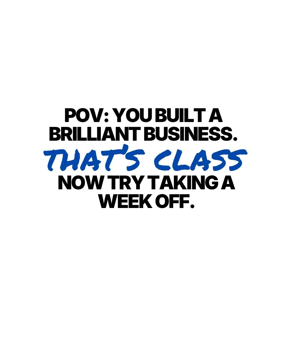 Let me tell you something that took me an embarrassingly long time to unlearn.

The belief that you are the one who has to keep everything running. That without you in the middle of it, catching it, checking it, holding it, it will all fall apart.

T