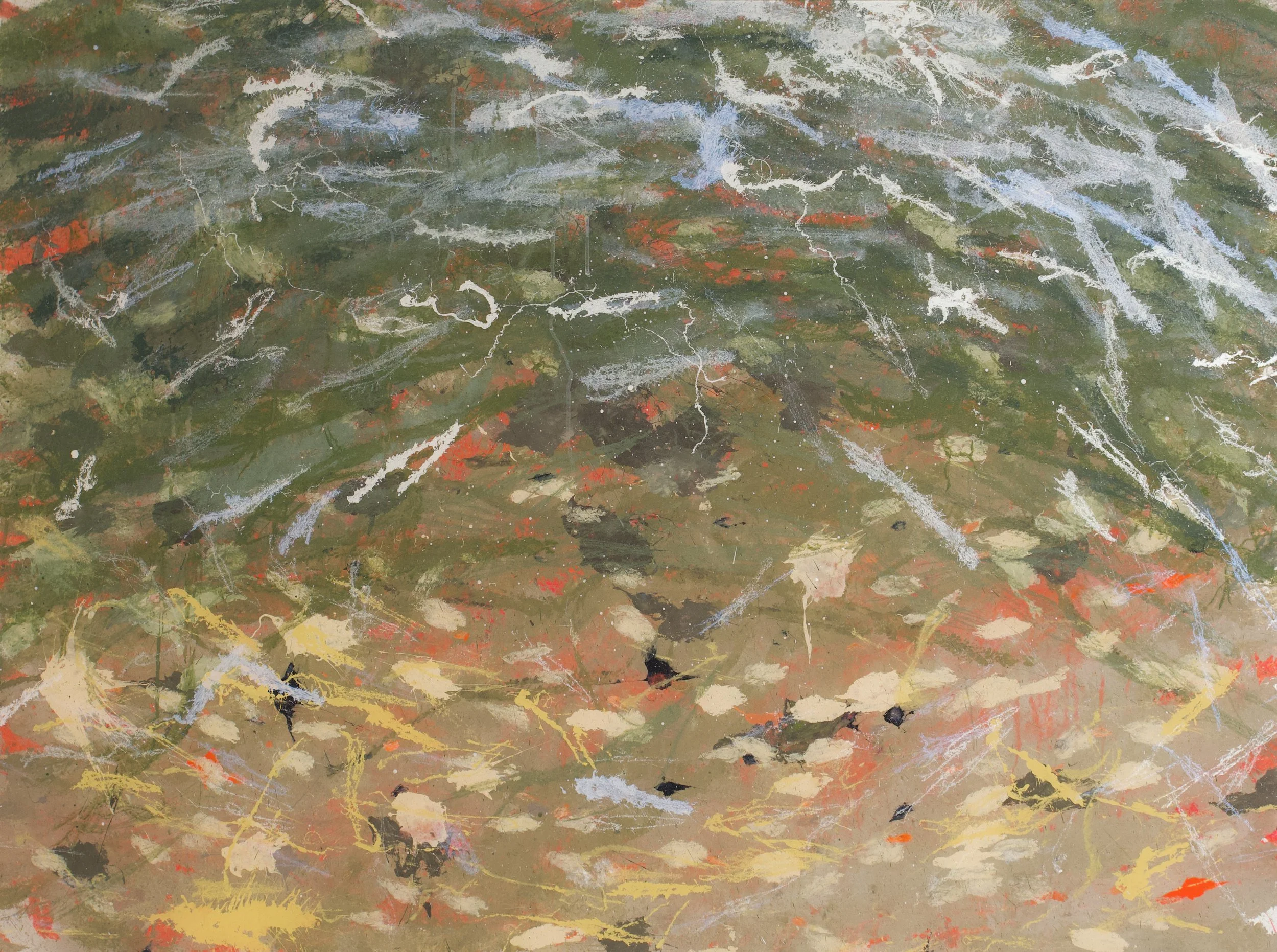 Madison River, MT (2/24/24), 2024
acrylic on polycarbonate
48 x 72 inches
signed, titled and dated verso	