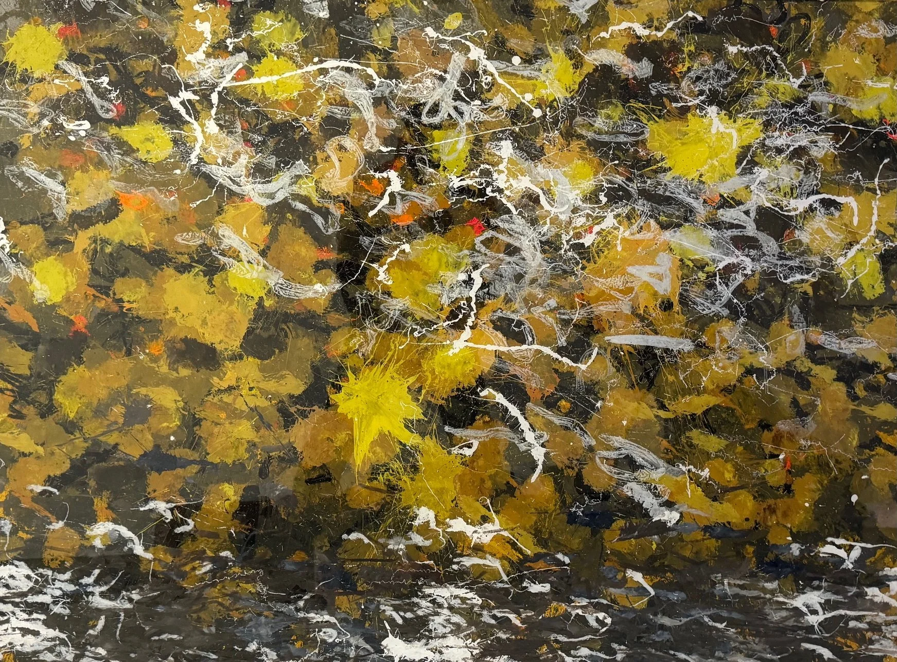 South Fork Clearwater River, ID (3/19/23), 2023
acrylic on polycarbonate
36 x 48 inches
signed, titled and dated verso	