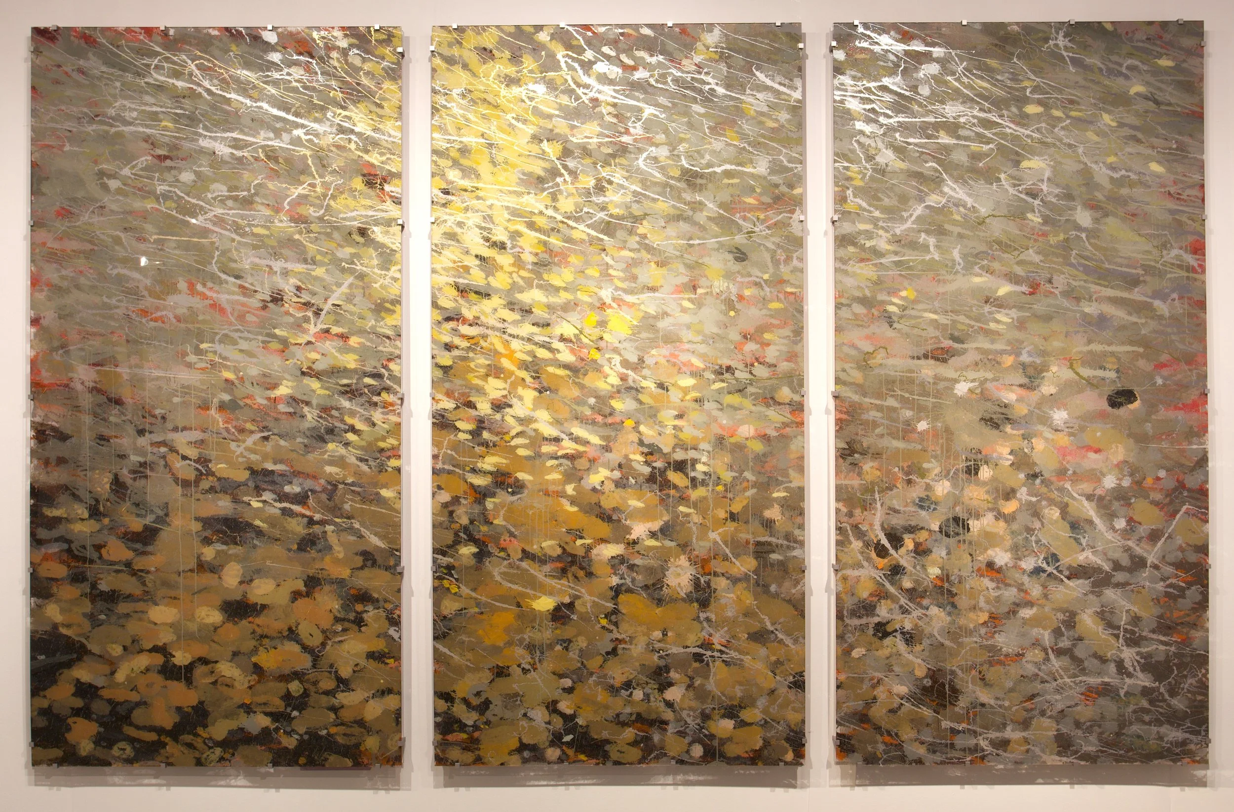 Jefferson River, MT (3/28/22), 2022
acrylic on polycarbonate
96 x 156 inches
signed, titled and dated verso	