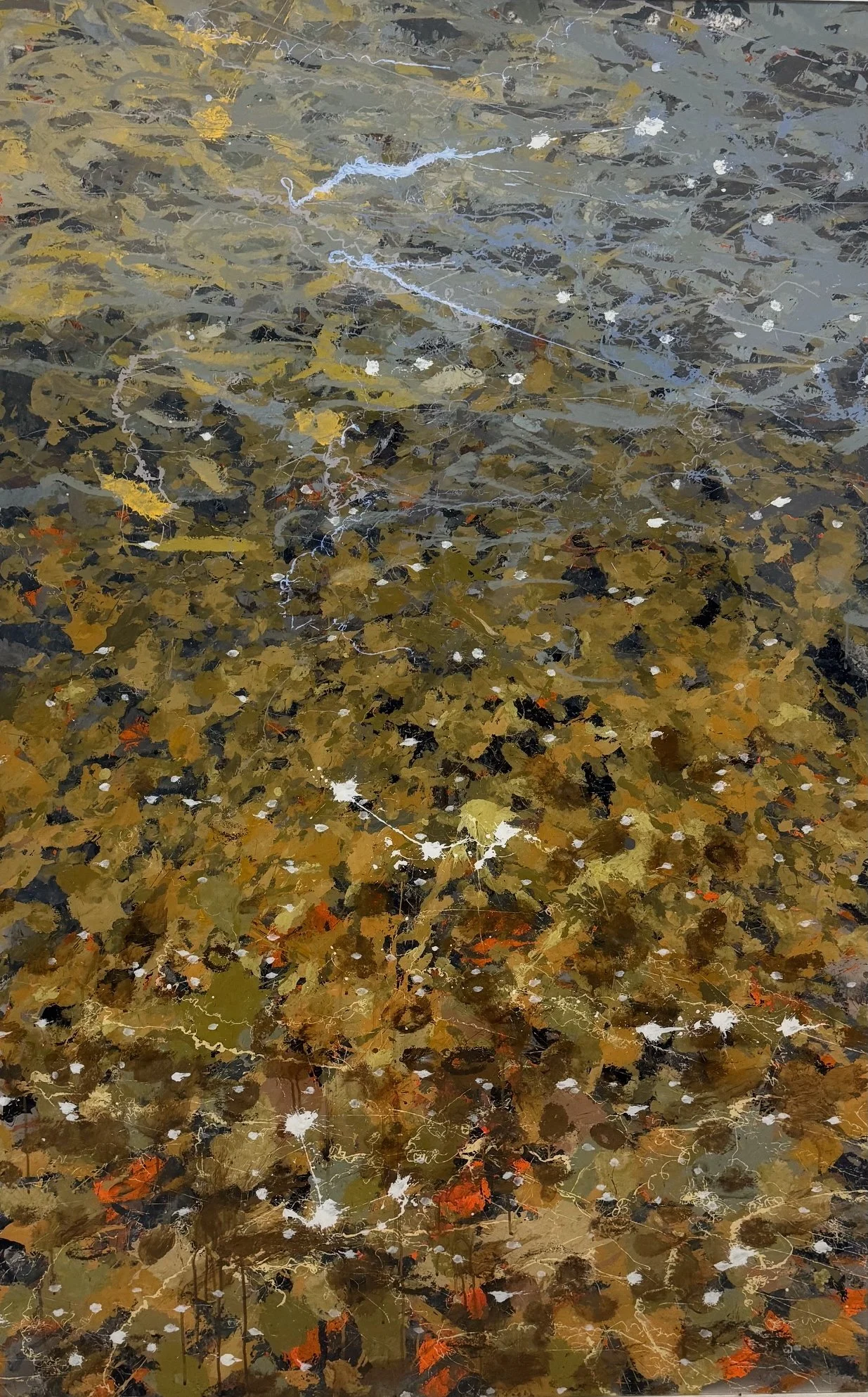 Big Hole River, MT (10/24/24), 2024
acrylic on polycarbonate
72 x 48 inches
signed, titled and dated verso	