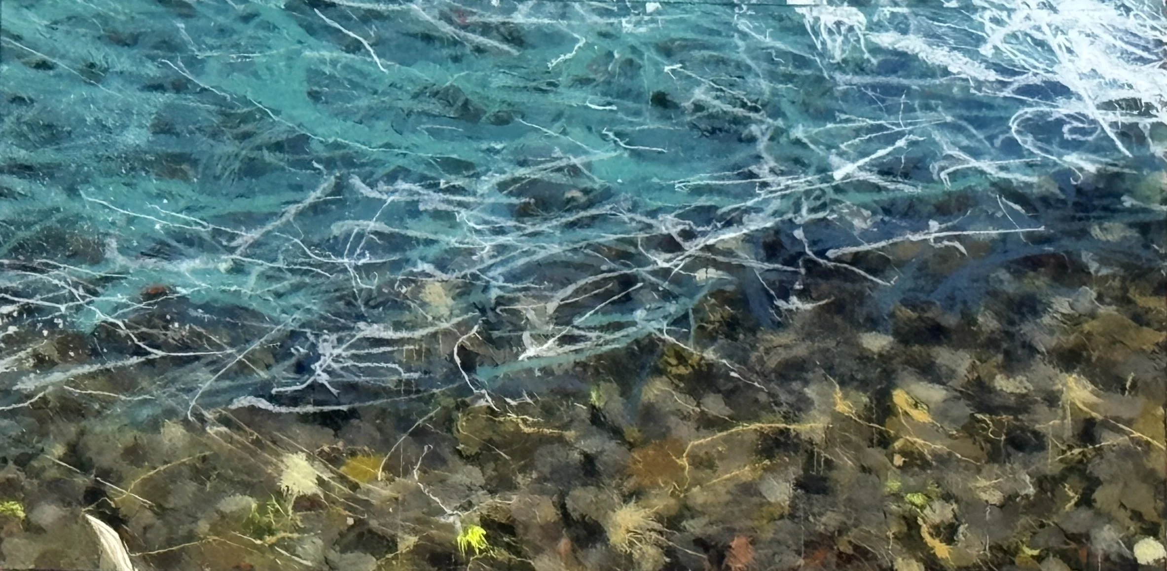 Sauk River, WA (5/30/25), 2025
acrylic on polycarbonate
48 x 96 inches
signed, titled and dated verso	