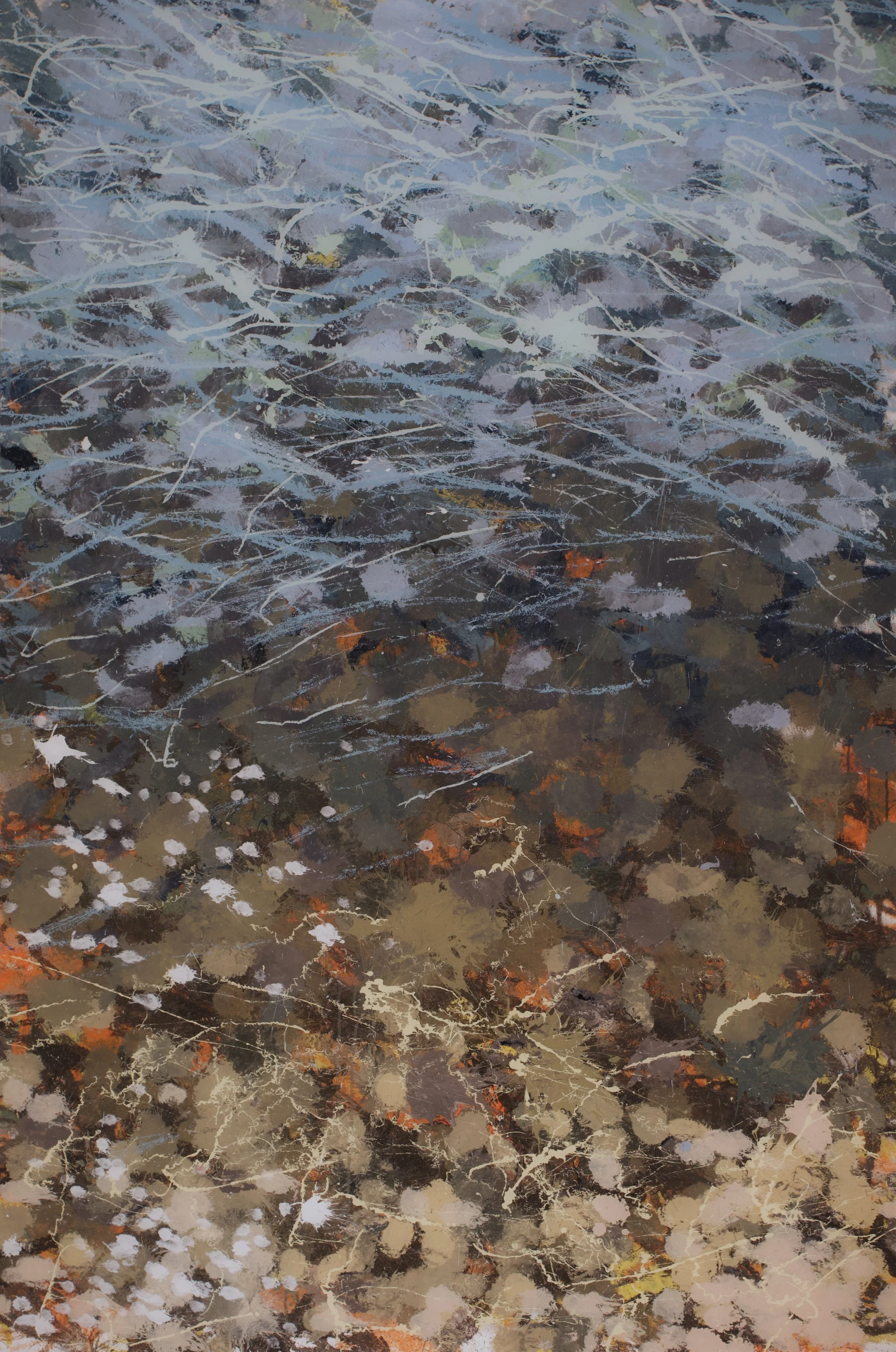 Calumet River, IL (4/24/24), 2024
acrylic on polycarbonate
72 x 48 inches
signed, titled and dated verso	