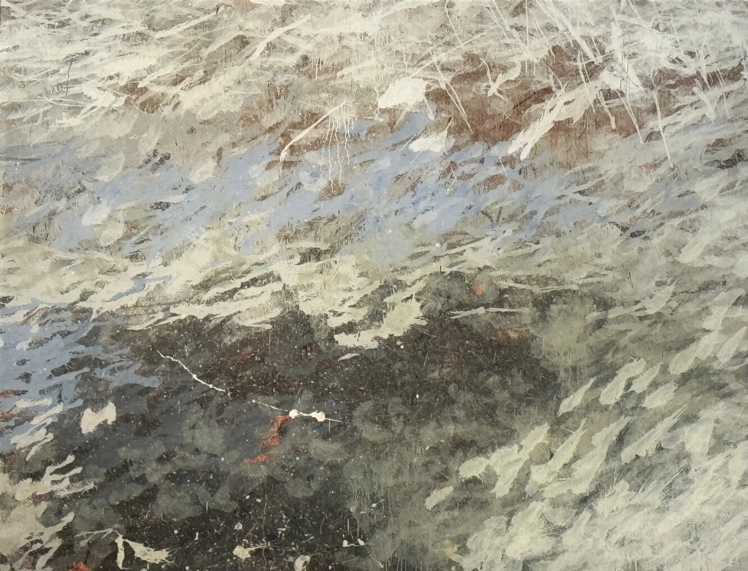 Duwamish River, WA (6/30/25), 2025
acrylic on polycarbonate block
72 x 96 x 1 inches
signed, titled and dated verso	