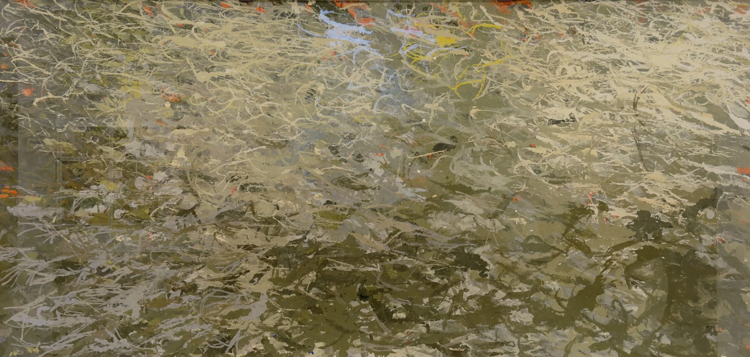 Chicago River, IL (4/8/26), 2026 
acrylic on polycarbonate 
48 x 96 x 1 inches 
signed, titled and dated verso
