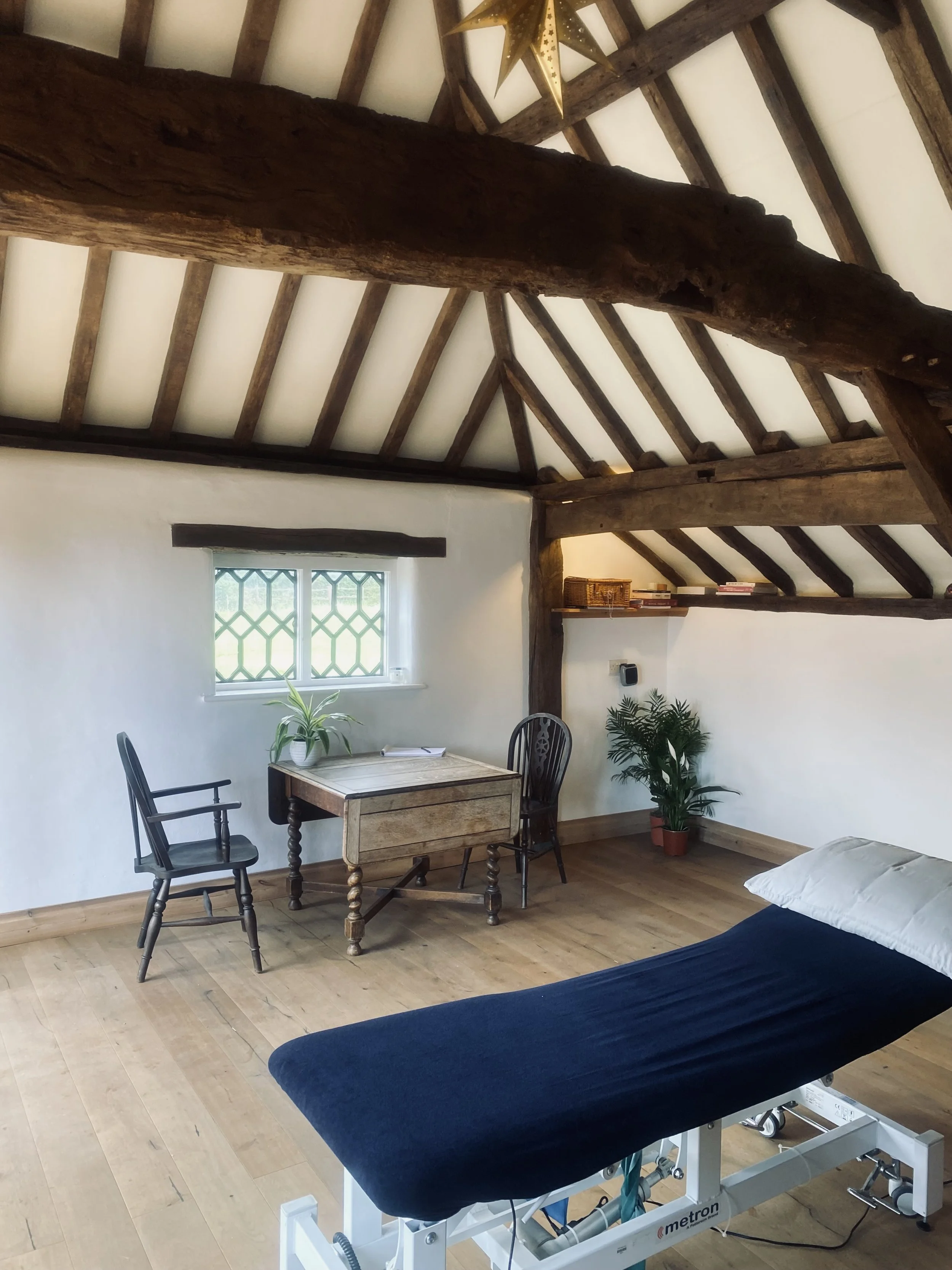 Calm, welcoming consultation room in West Horsely, Surrey