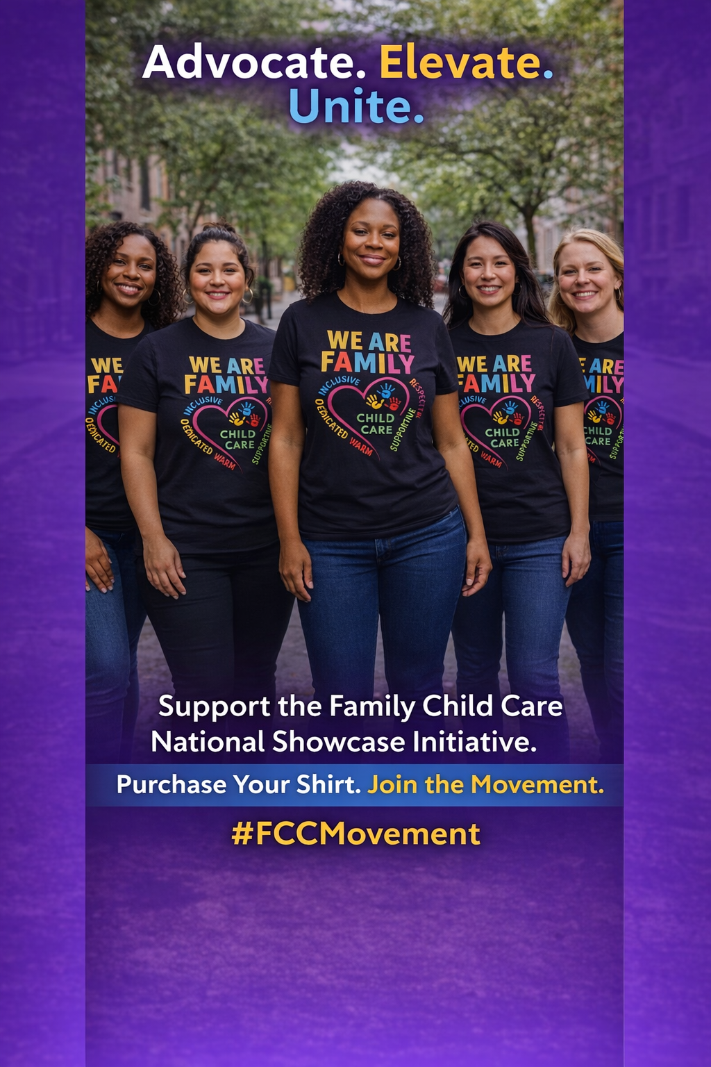 Family Child Care National Showcase Fundraiser Tee
