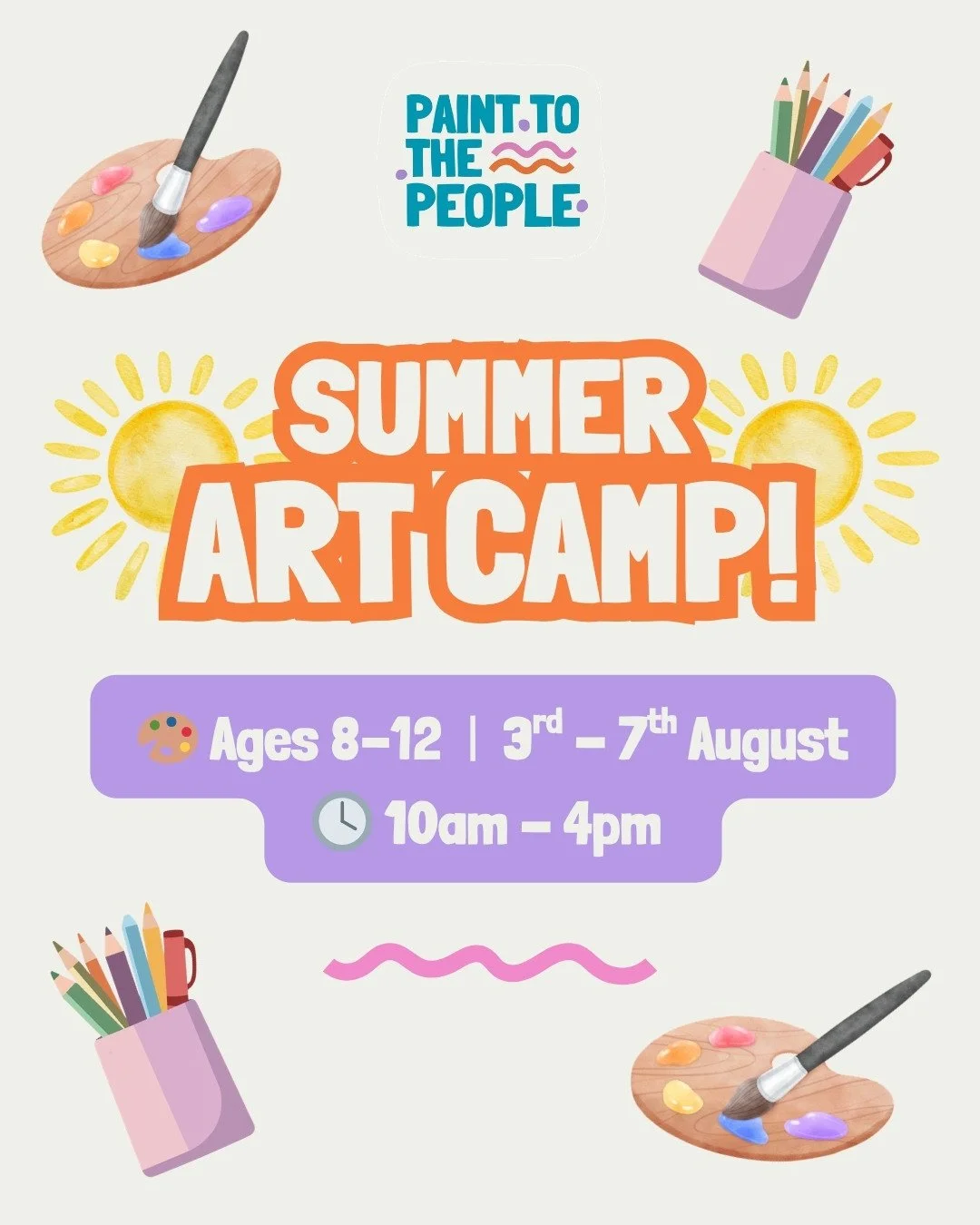 ✨Enrol your kid on a creative week of art-making this summer at Paint To The People Art Studio in Felixstowe. Designed for children aged 8&ndash;12, our cosy and calm studio gives young artists the chance to explore exciting materials, express themse