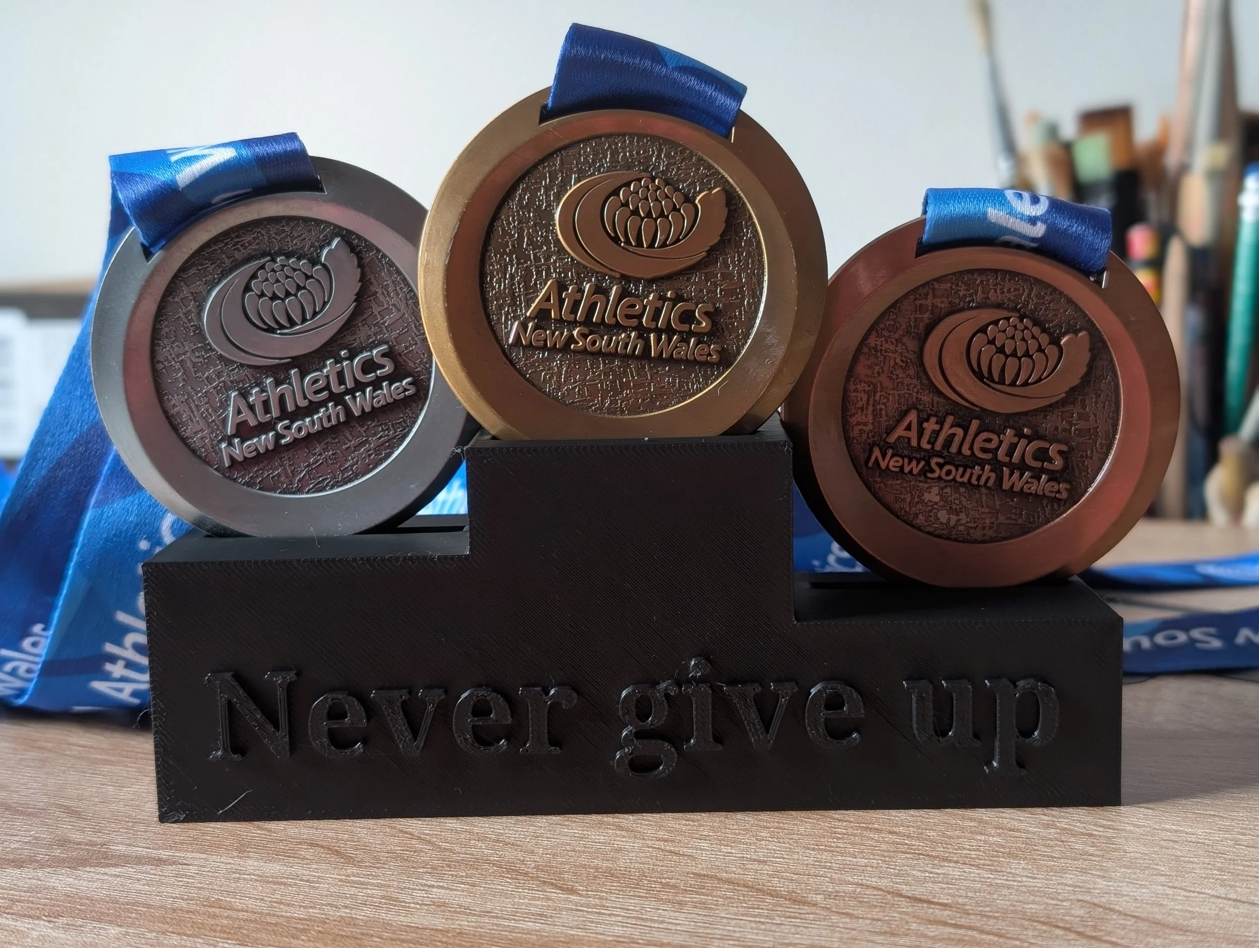 Personalized/ Inspirational Medal Holder