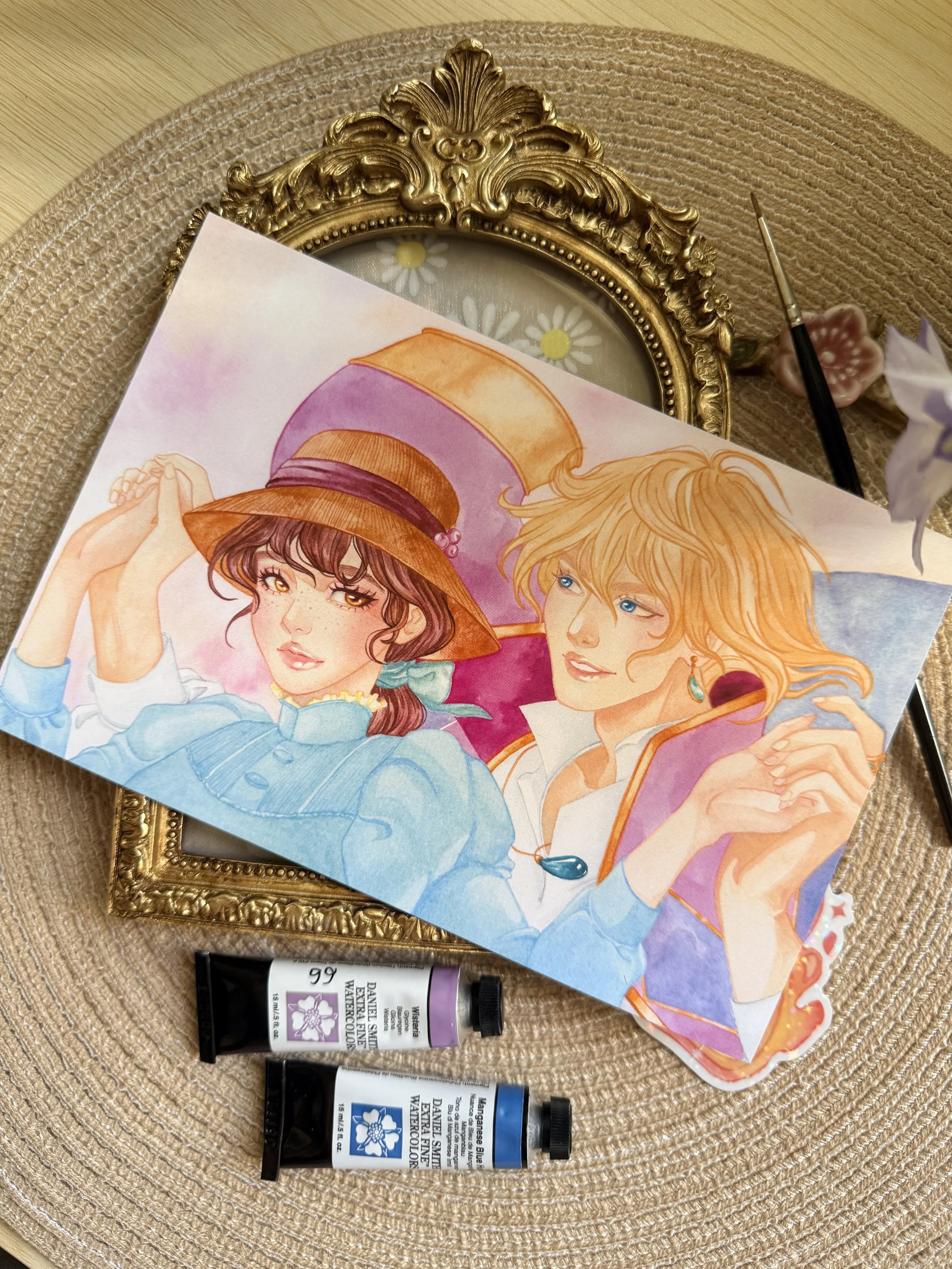 Howl & Sophie  fanart Print