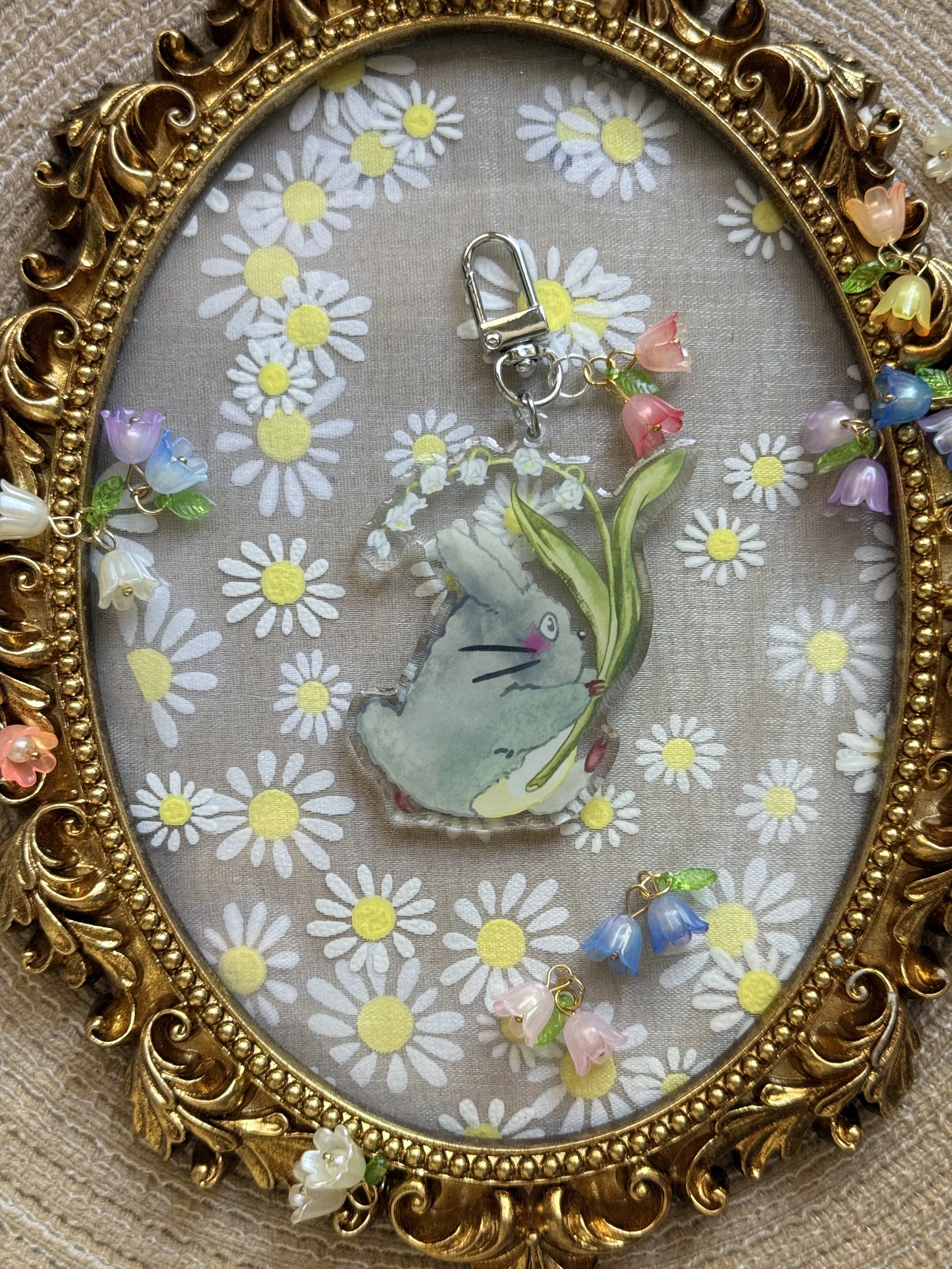 Totoro Epoxy Keychain