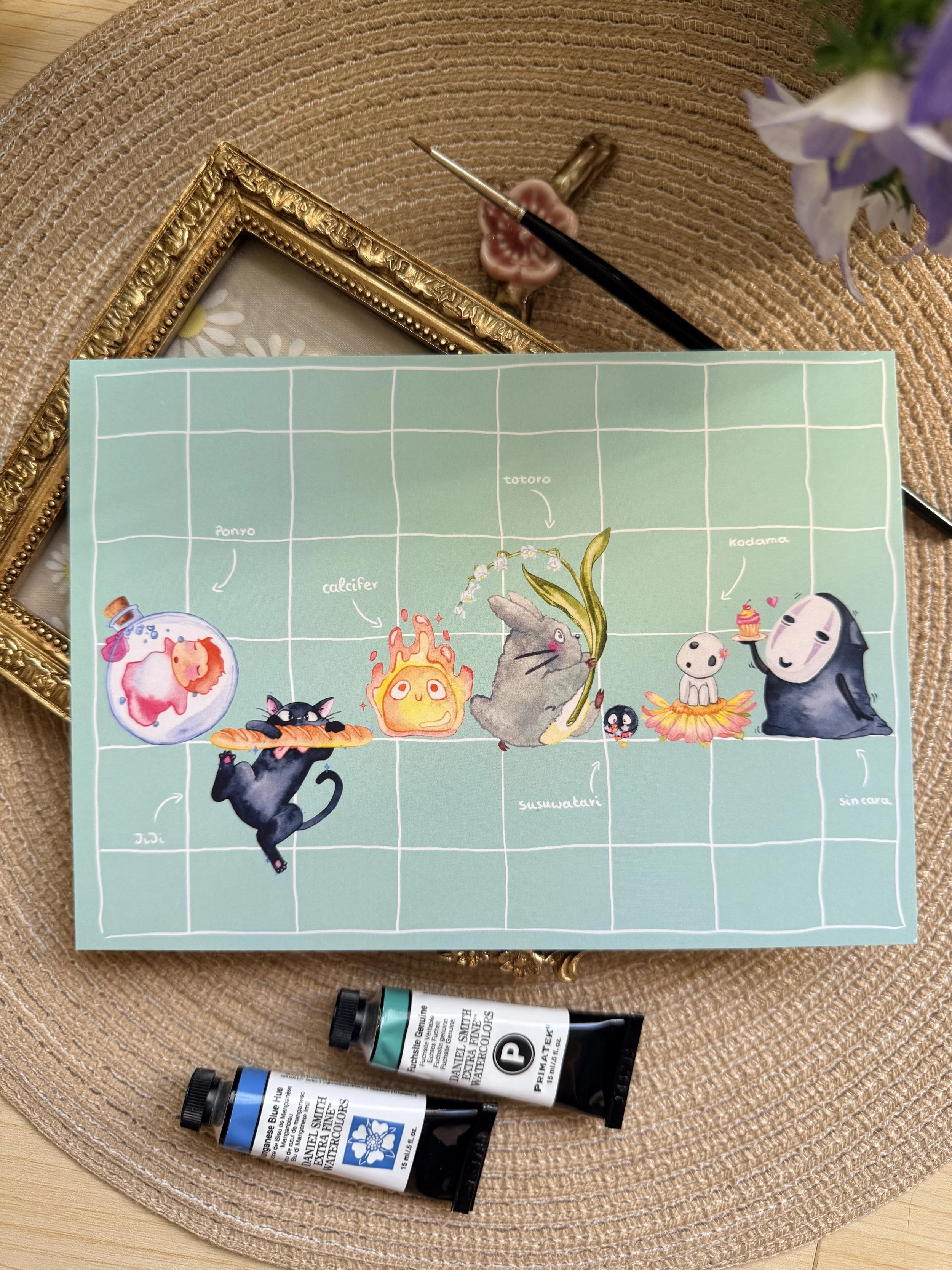 Ghibli Team Fanart Print
