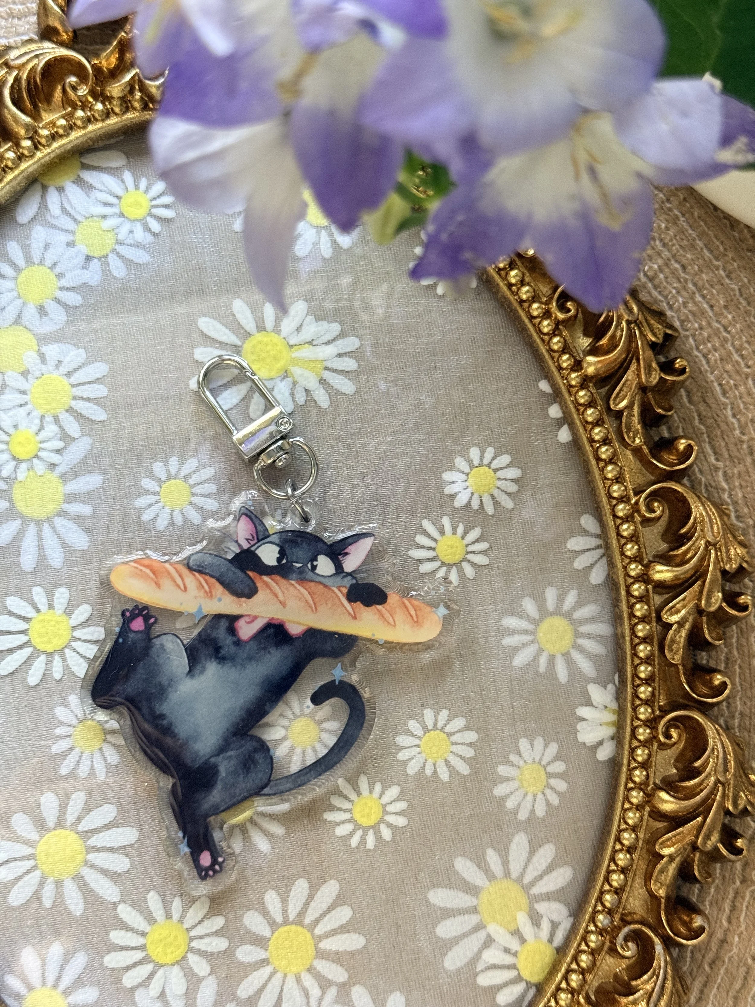 Jiji's Baguette Keychain