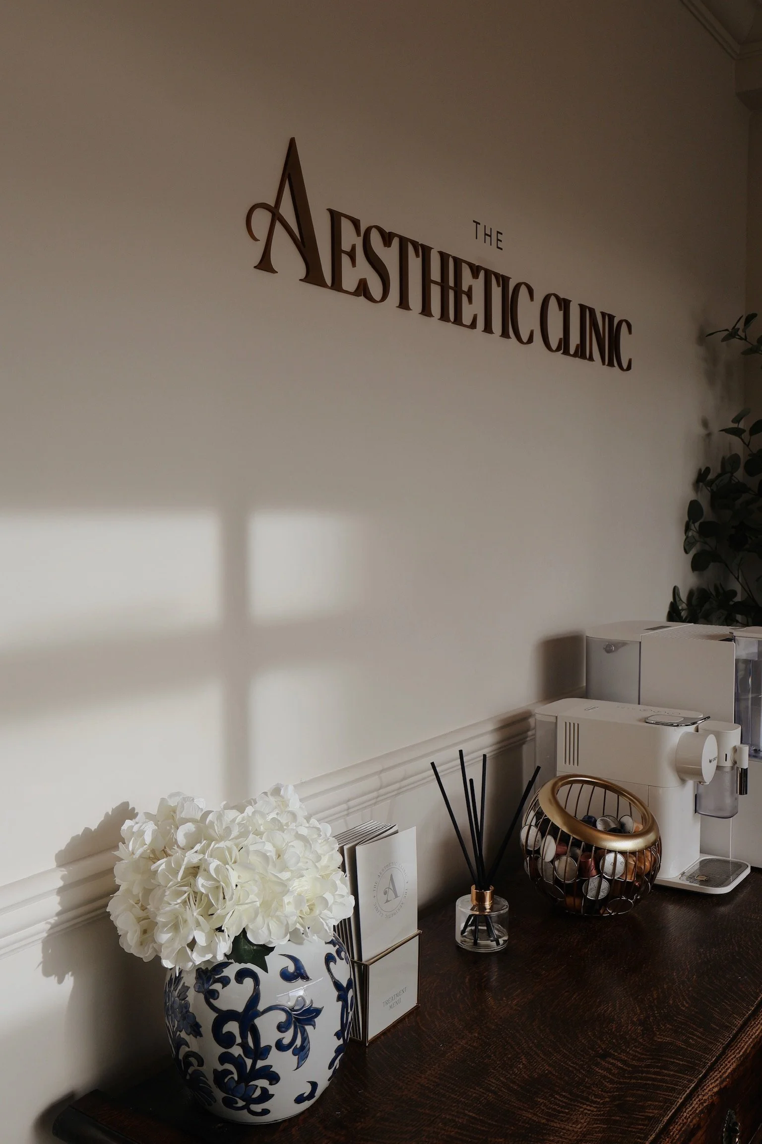 Modern and welcoming interior of The Aesthetic Clinic in South Wales