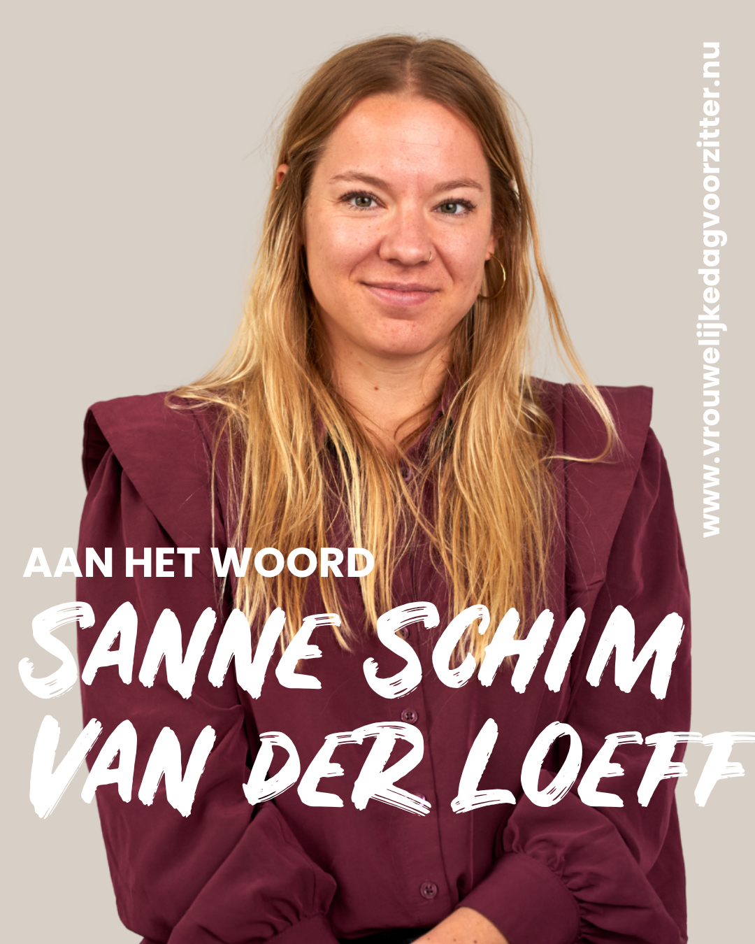 Aan het woord: Sanne Schim van der Loeff