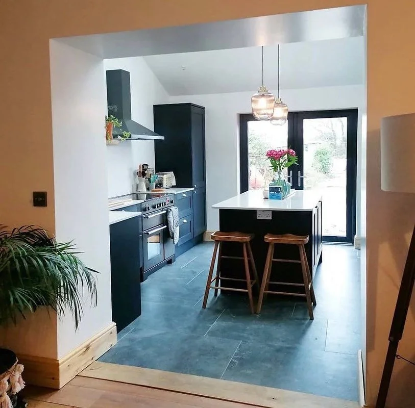 View of new Kitchen Extension by Runnalls Construction