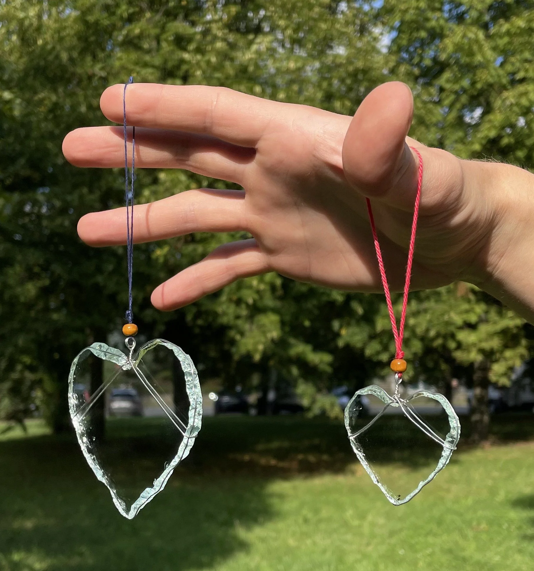 Pure Glass Shard Heart