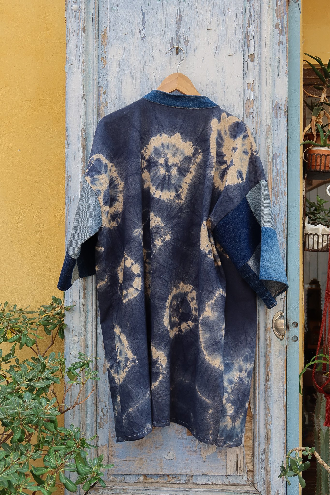 Kimono long UMA Shibori - Birdsong 4.jpg
