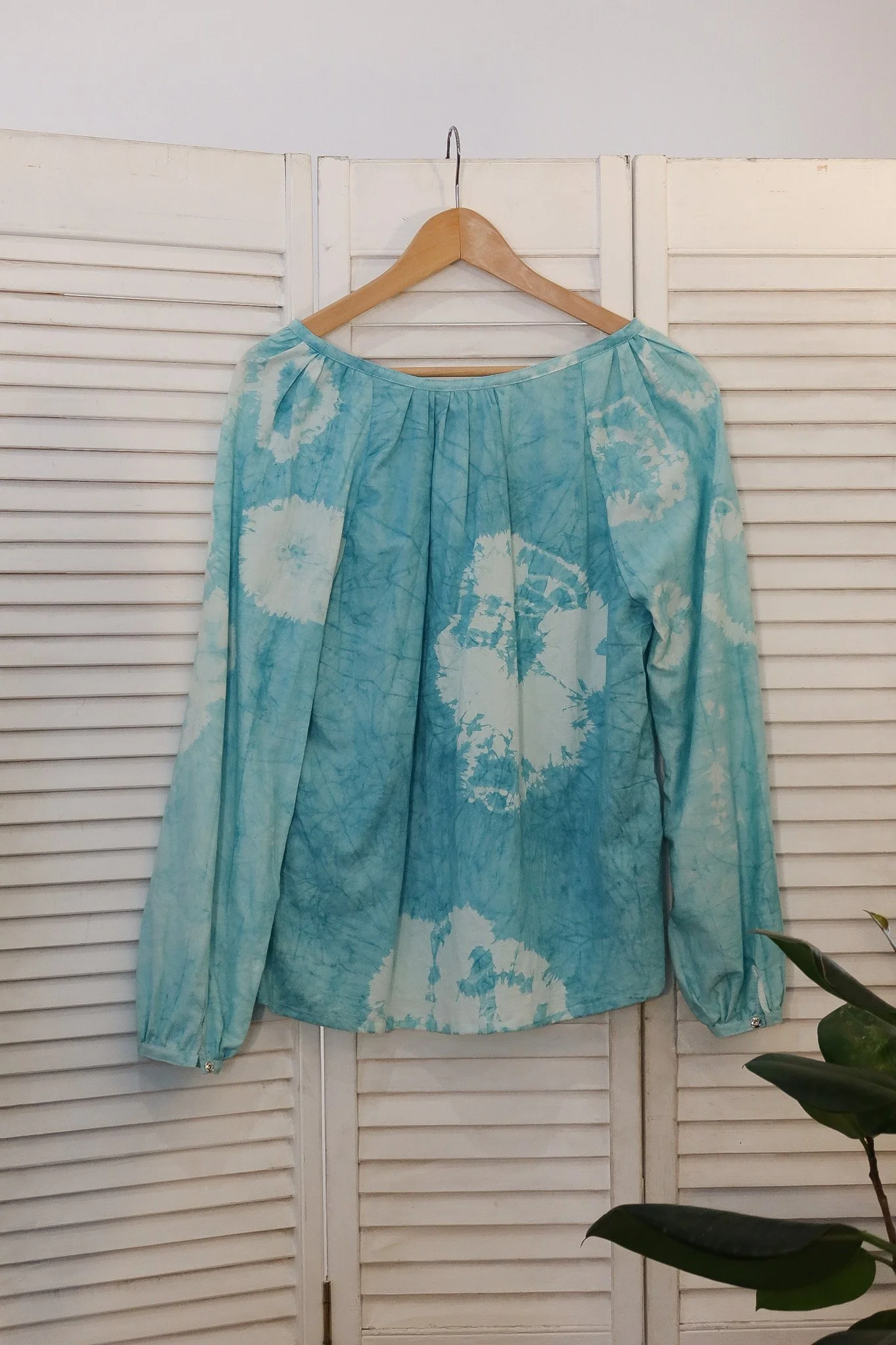 Blouse CARMEN bleu tye&dye Birdsong 2.jpg