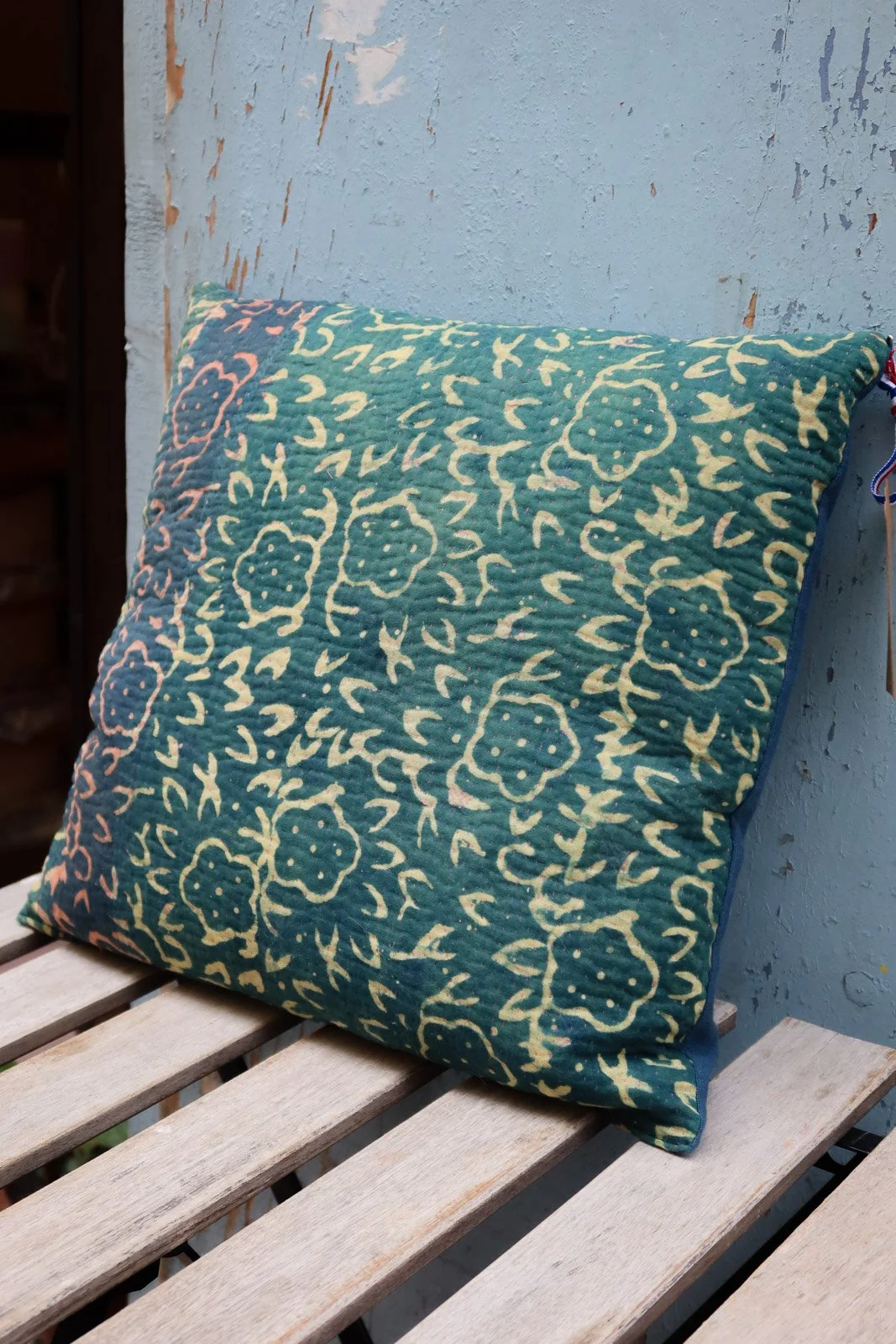 Coussin Kantha