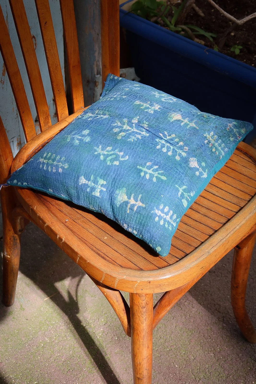 Coussin Kantha petit format