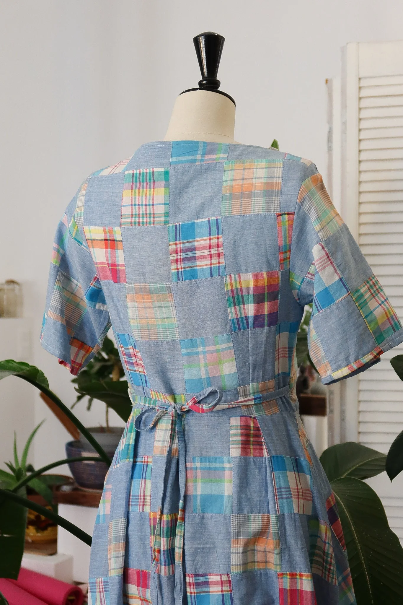 Robe BETINA coton madras et chambray Birdsong 5.jpg