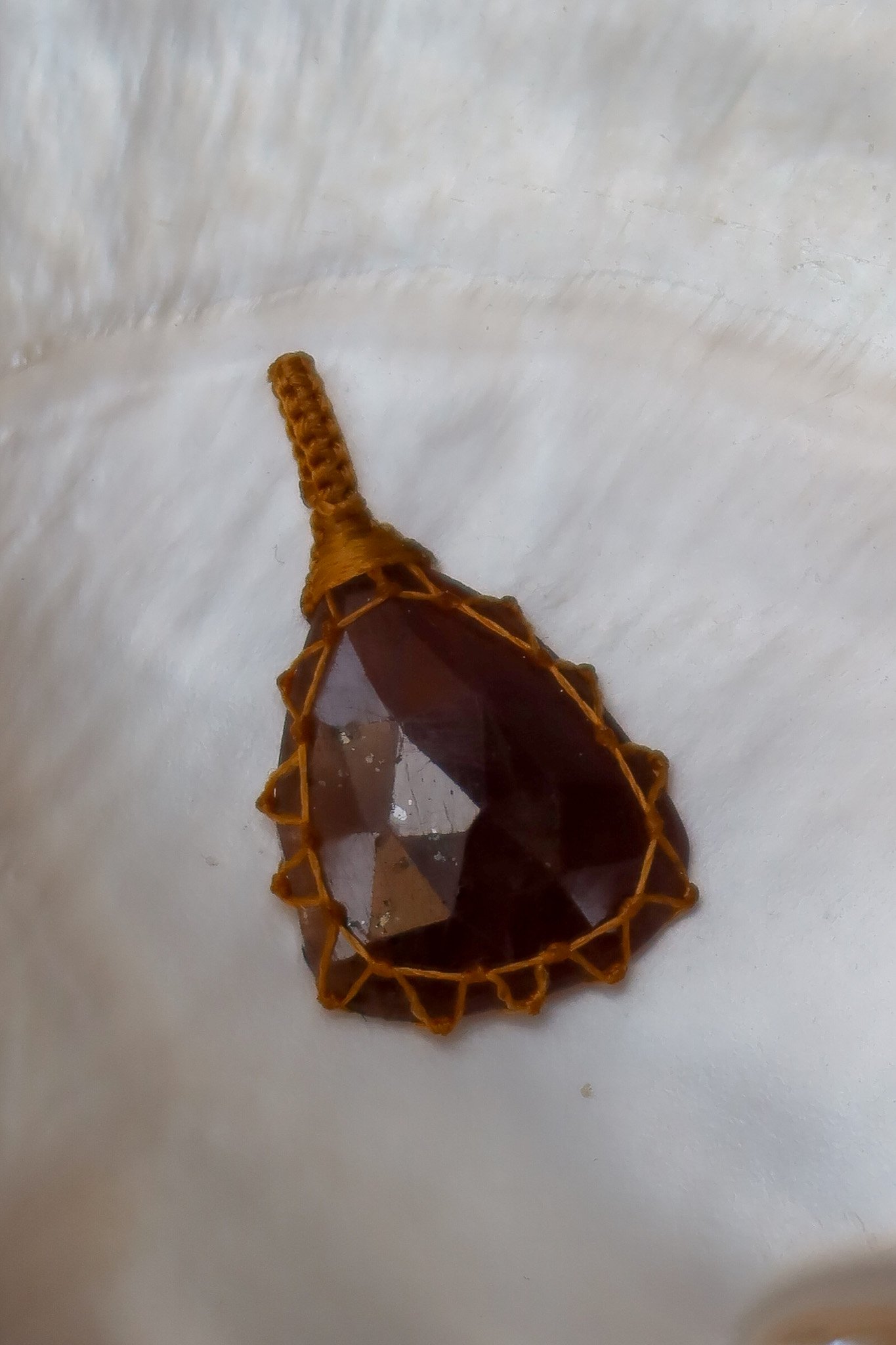 Pendentif talisman œil de tigre