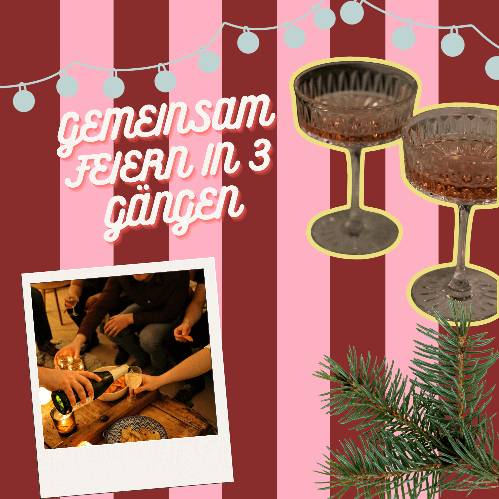 Gemeinsam feiern in drei Gängen