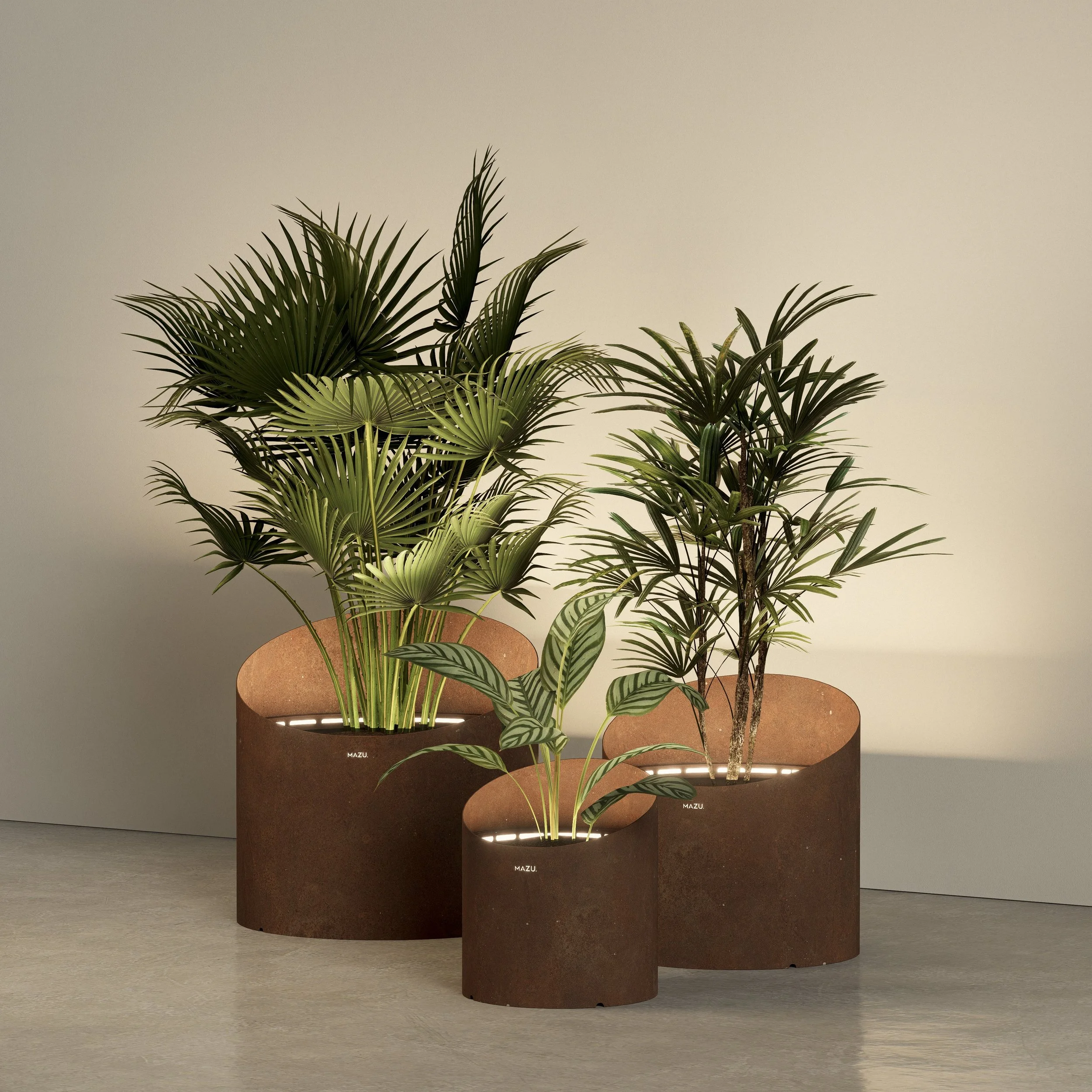 WEDGE Illuminated Planter | MAZU Planters