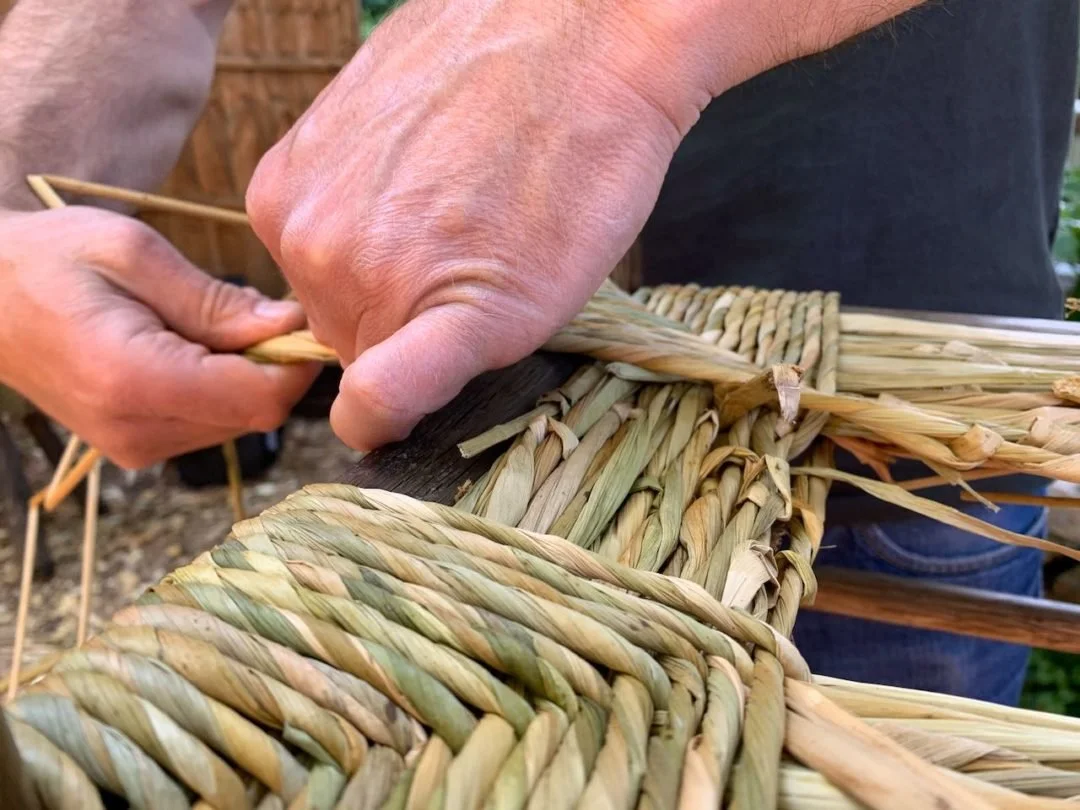 Making a Traditional Rush Stool
