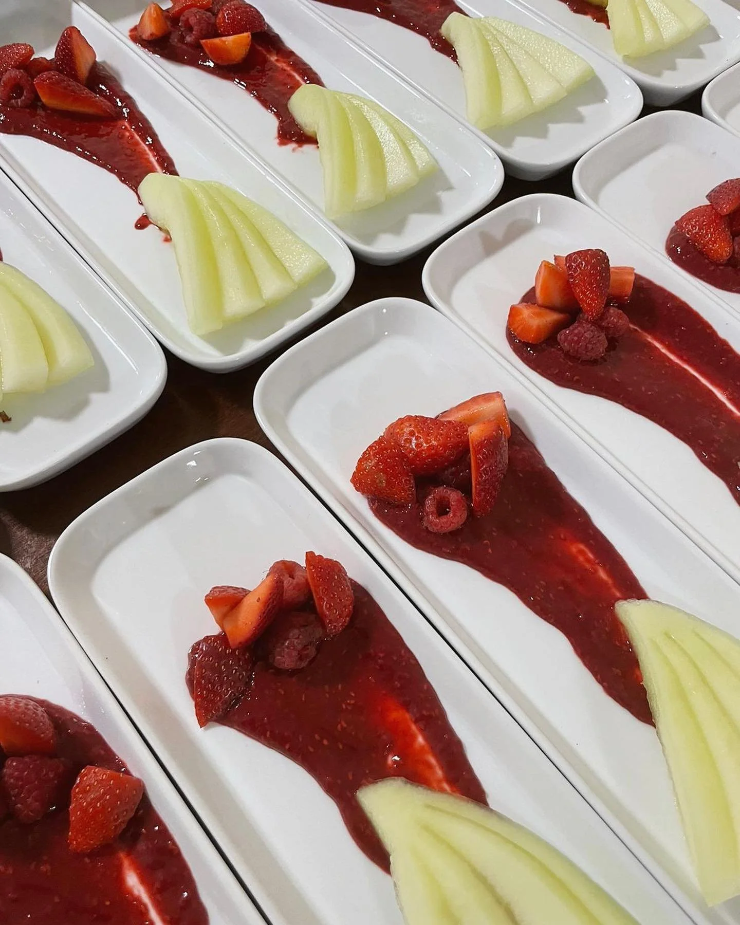 It was a pleasure catering a 3 course dinner for the Residents at Blenheim Court this weekend - Here are the Starters and Homemade Trifle 🍓